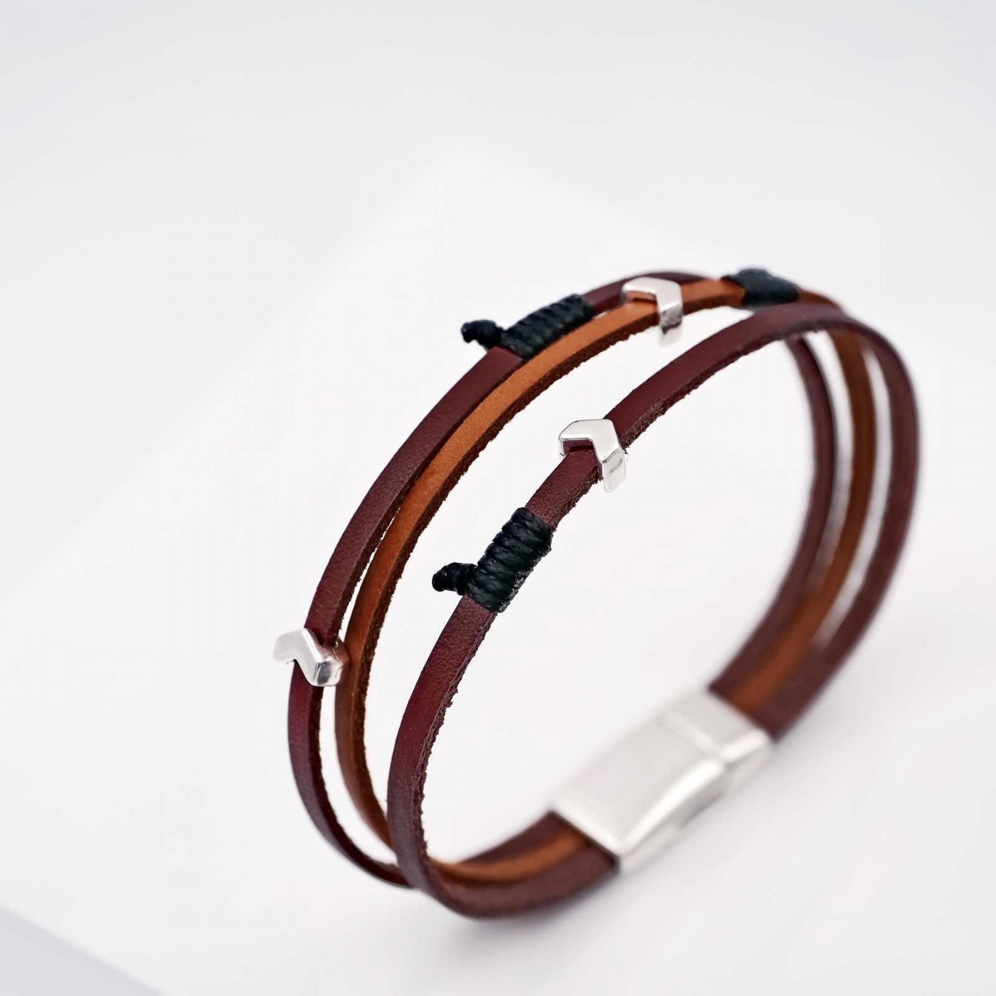 Men's leather bracelet — Bracelets from Toolittle — additional view 2