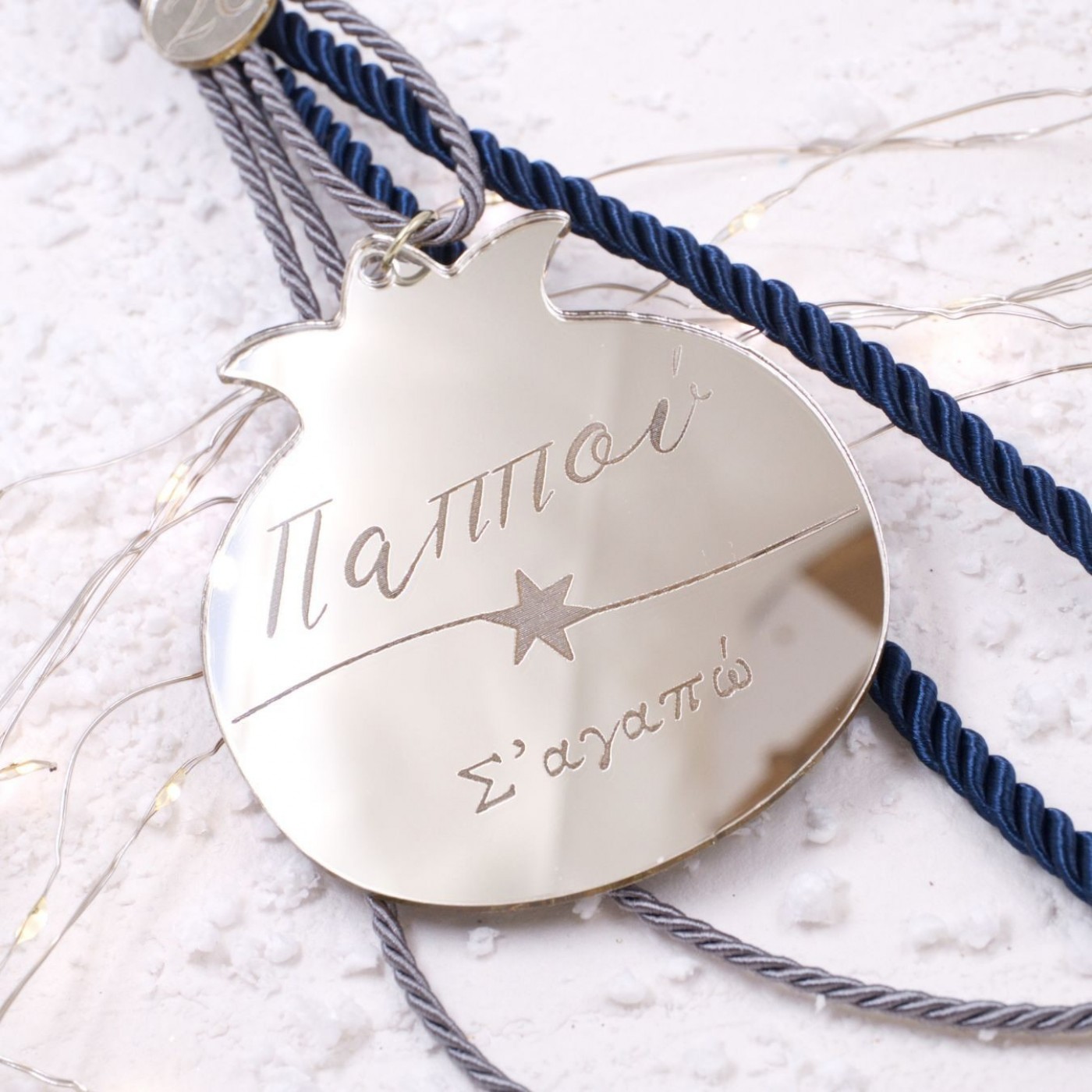 Personalized Hanging Lucky Pomegranate Charm — Pendants & charms from Toolittle — additional view 4