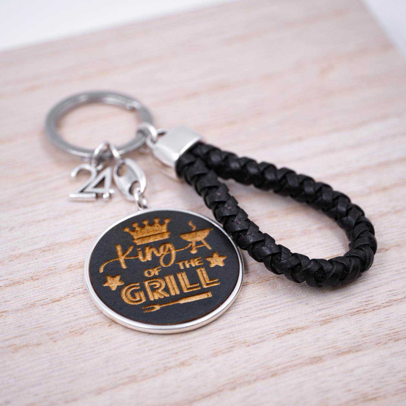Good luck BBQ themed Men's Keychain — Pendants & charms from Toolittle — additional view 3