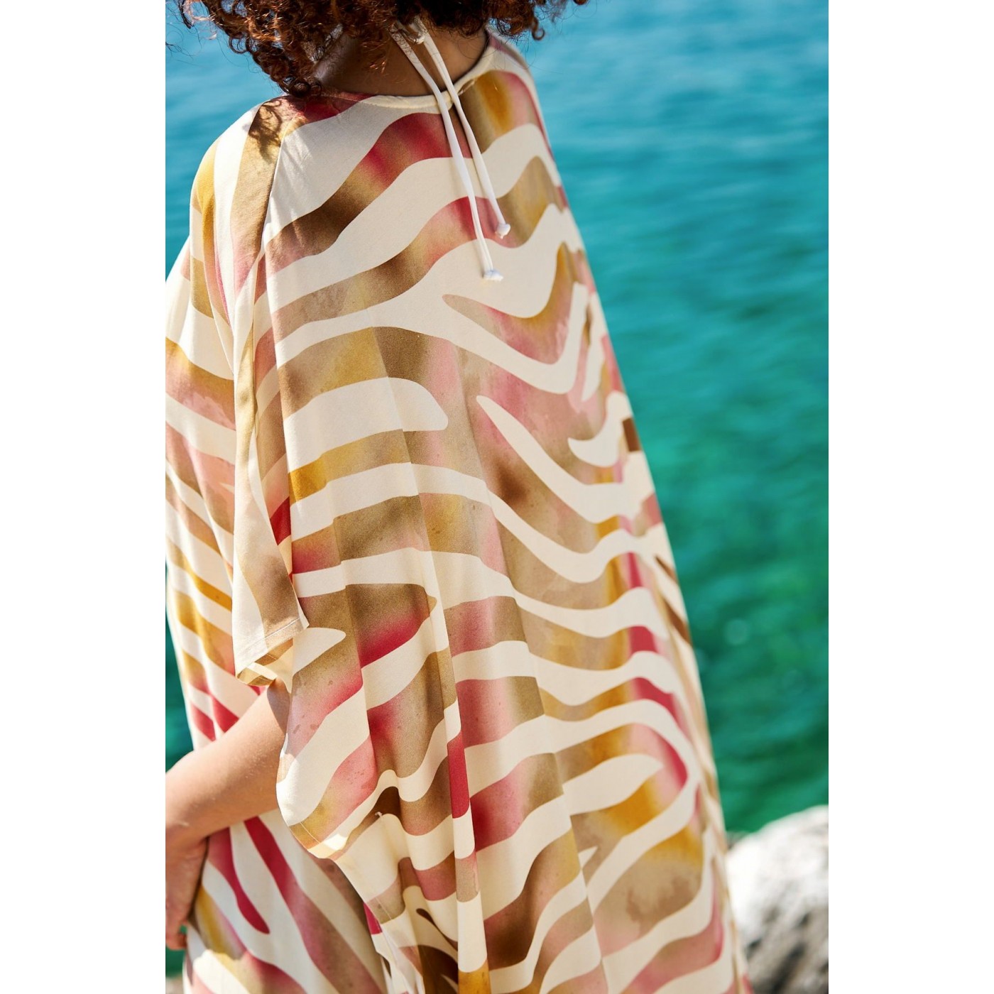 KOKKOSAMMOU Maxi caftan Paros — Dresses from Toolittle — additional view 6
