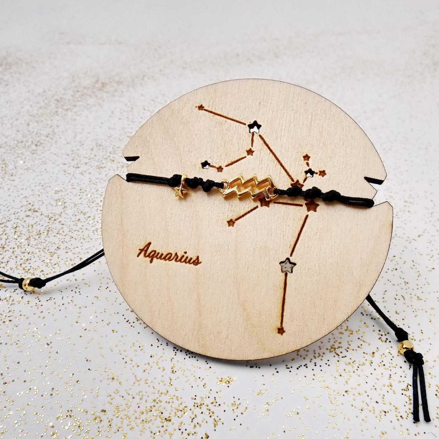 Aquarius Synastry Chart Bracelet — Bracelets from Toolittle — additional view 2