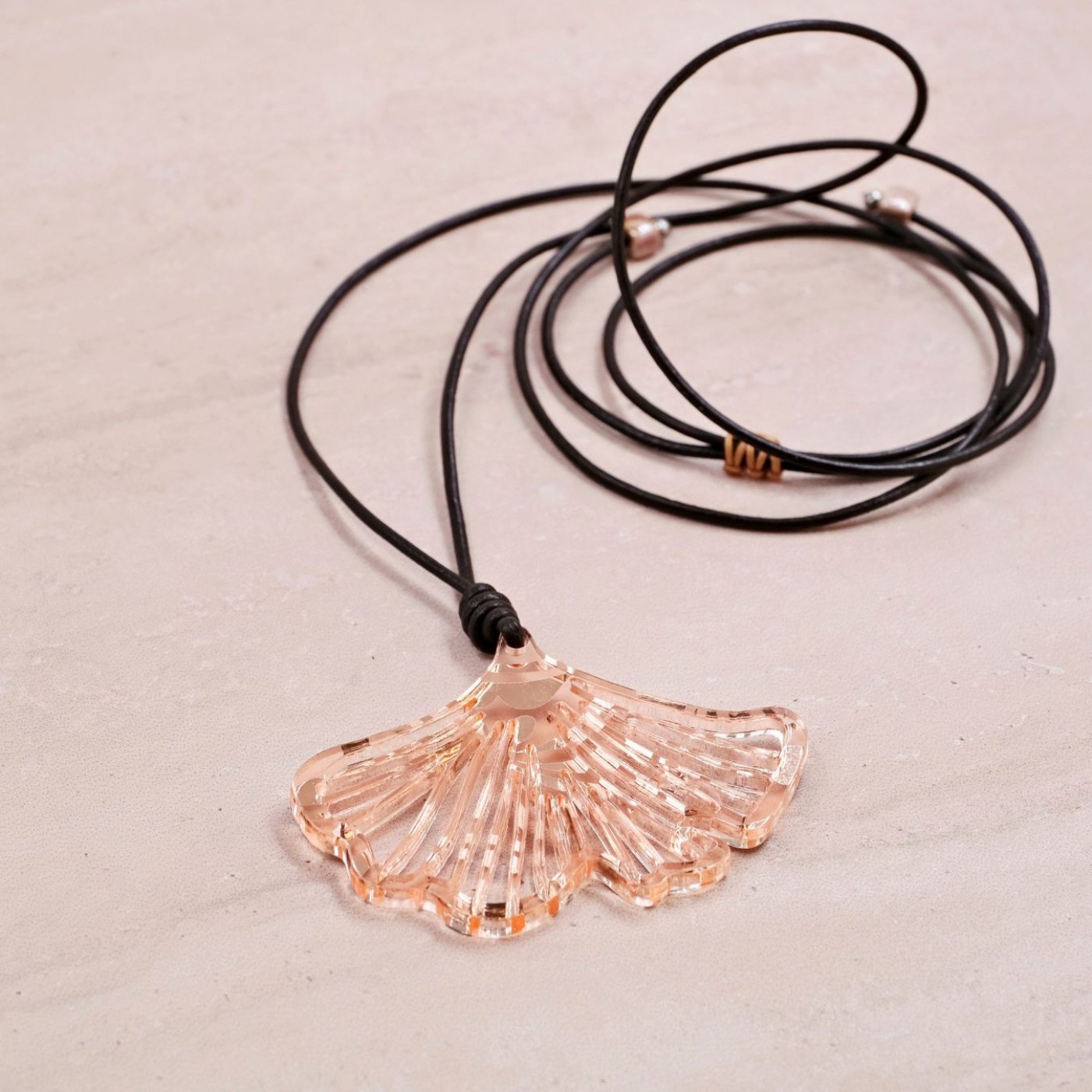 Nature Necklace | Ginkgo Biloba Leaf Pendant — Necklaces from Toolittle — additional view 4