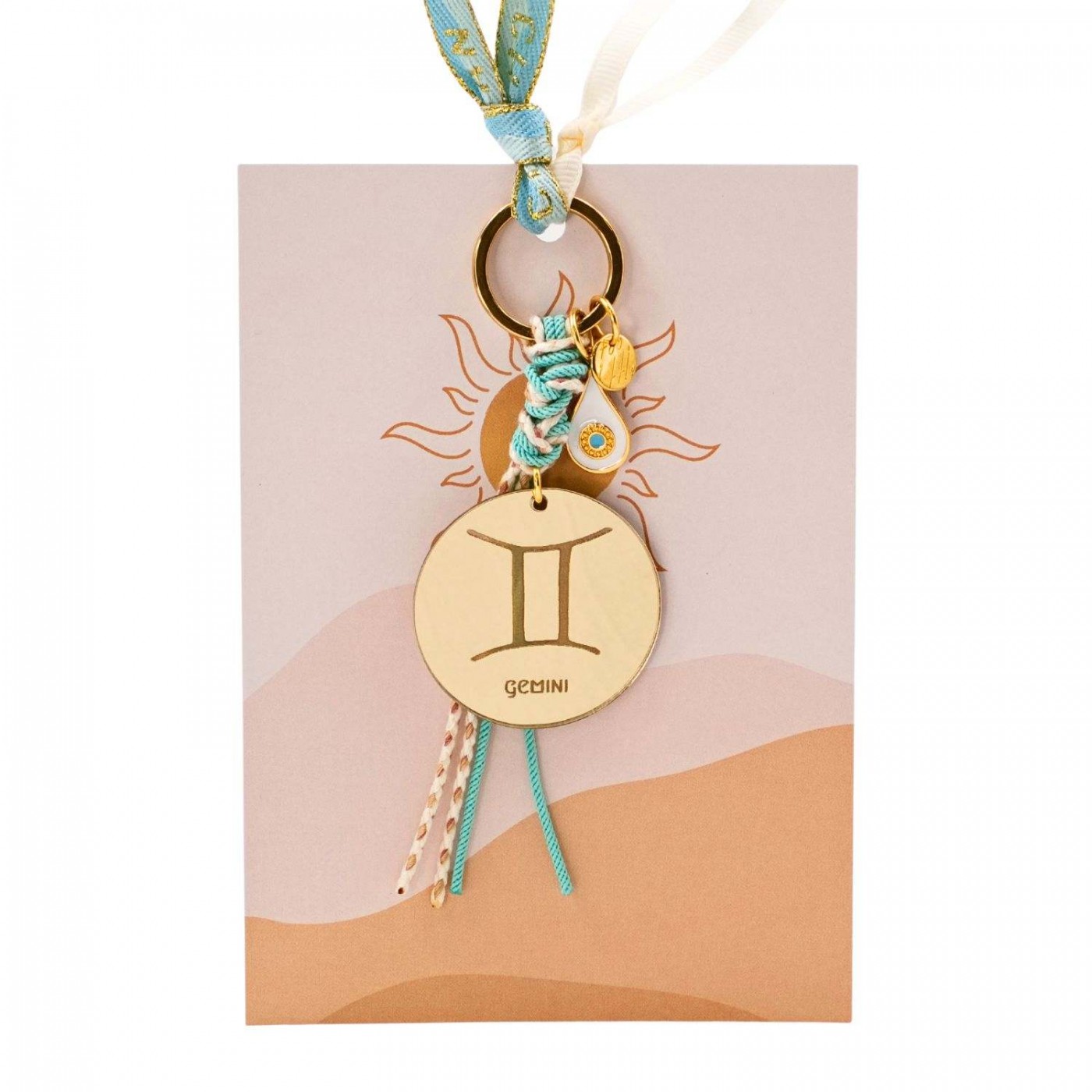 Air Signs Keychains (Gemini, Libra, Aquarius) — Pendants & charms from Toolittle — additional view 4