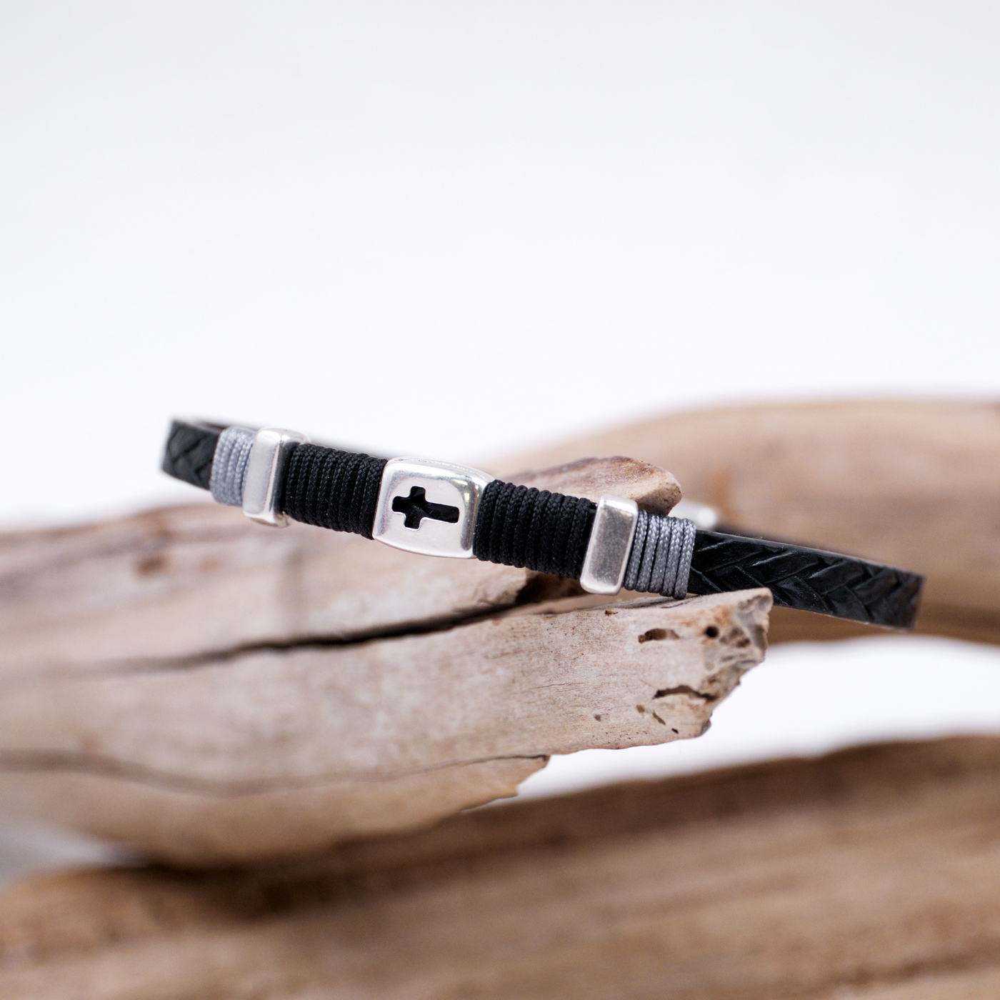 Believer PU Leather Men's Bracelet — Bracelets from Toolittle — additional view 2