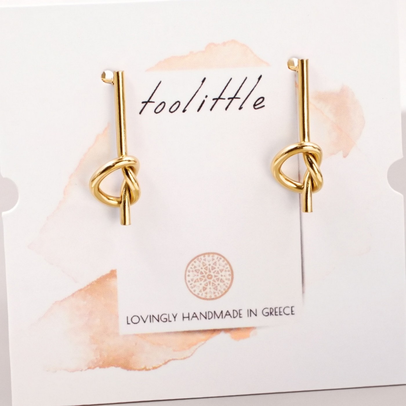 Stainless Steel Knot Earrings — Earrings from Toolittle — additional view 5