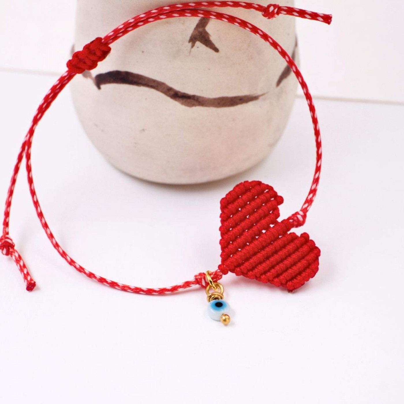 Women’s Martaki Bracelet | Knitted Heart — Bracelets from Toolittle — additional view 3