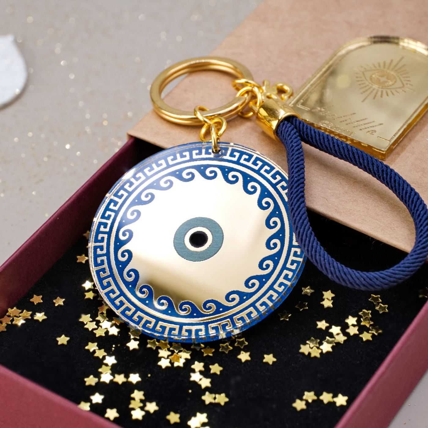 2026 Lucky Keyring with Evil Eye in a Gift Box — Pendants & charms from Toolittle — additional view 4