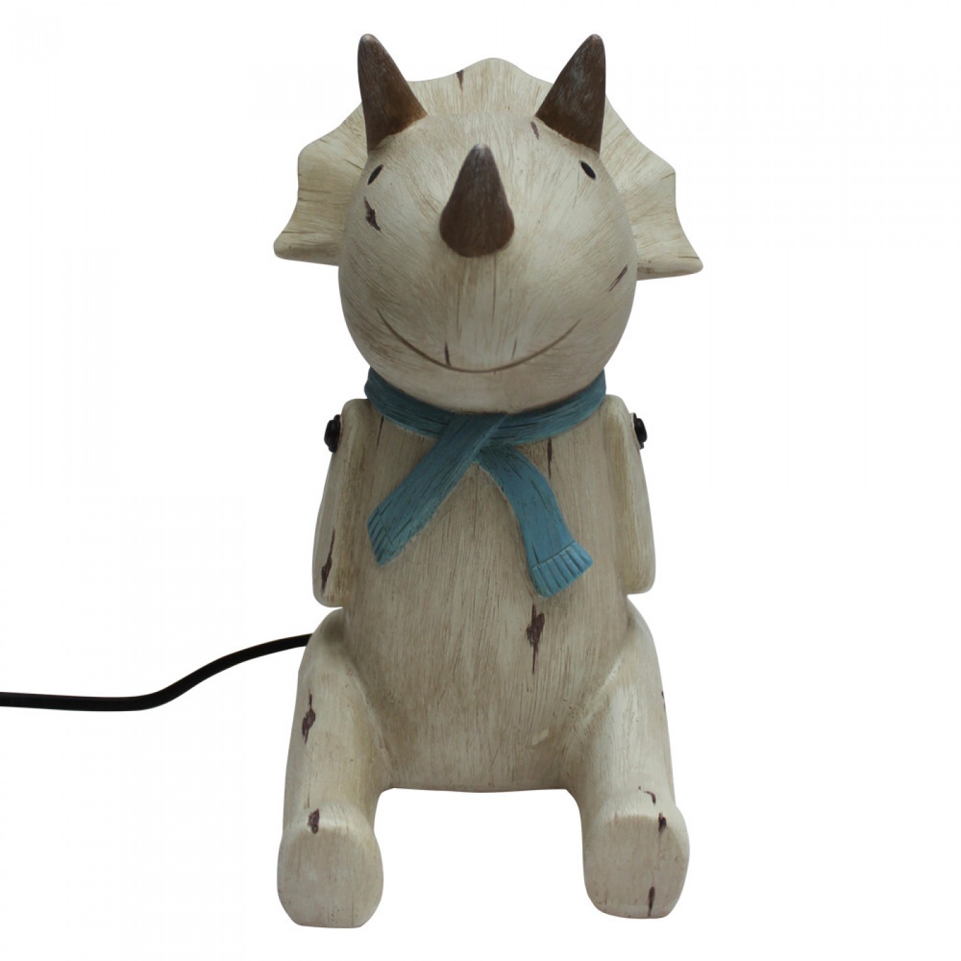 Wood Effect Cute Sitting Triceratops Light — Lighting from Toolittle — additional view 6