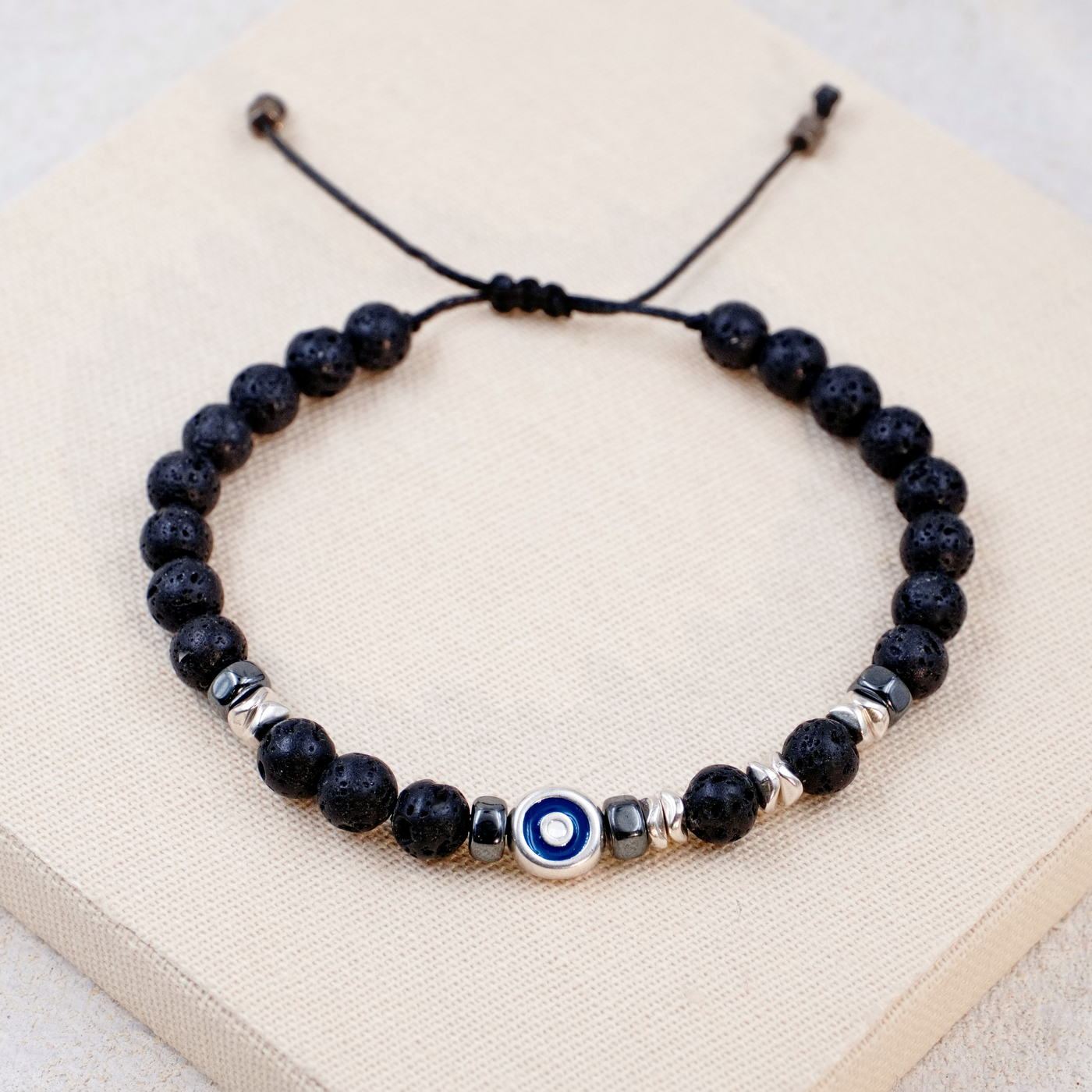 Men's Bracelet with Evil Eye — Bracelets from Toolittle — additional view 2