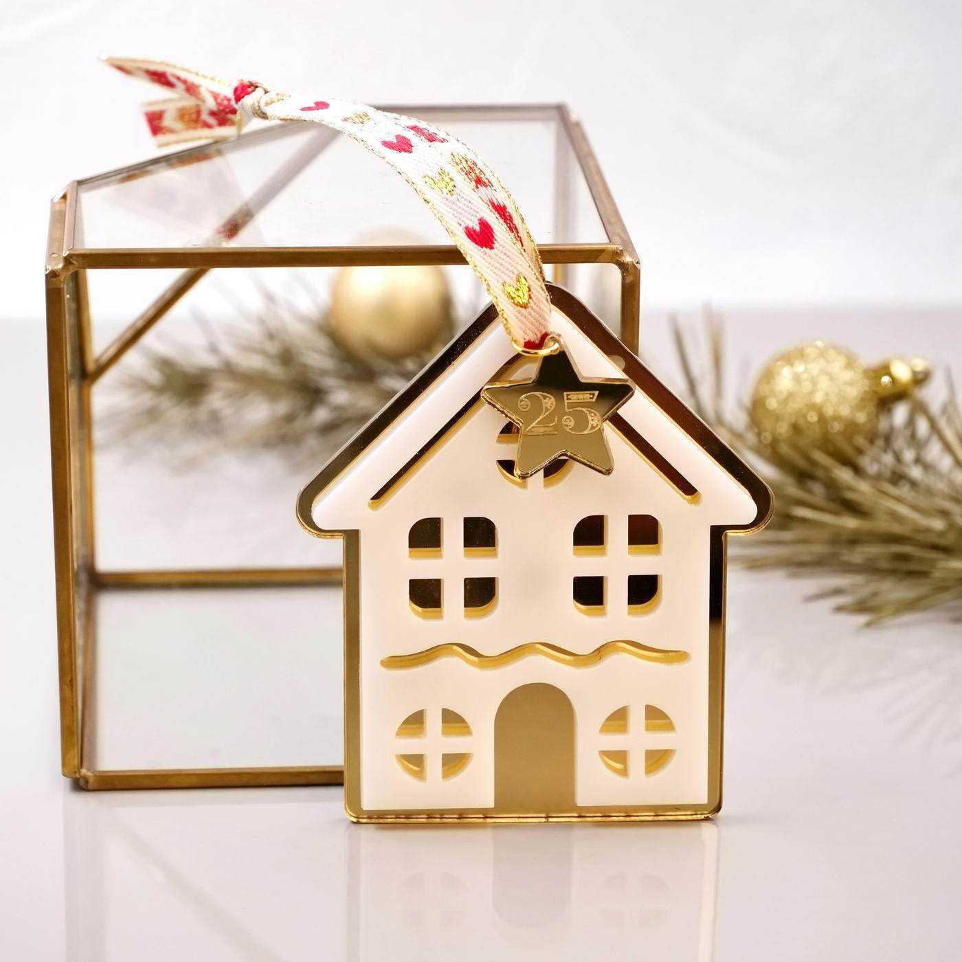 2026 Christmas Lucky House Ornament — Pendants & charms from Toolittle — additional view 3