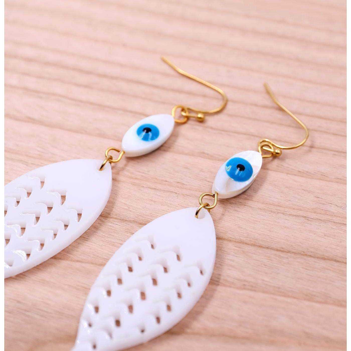 Inox earrings Beach Collection — Earrings from Toolittle — additional view 2