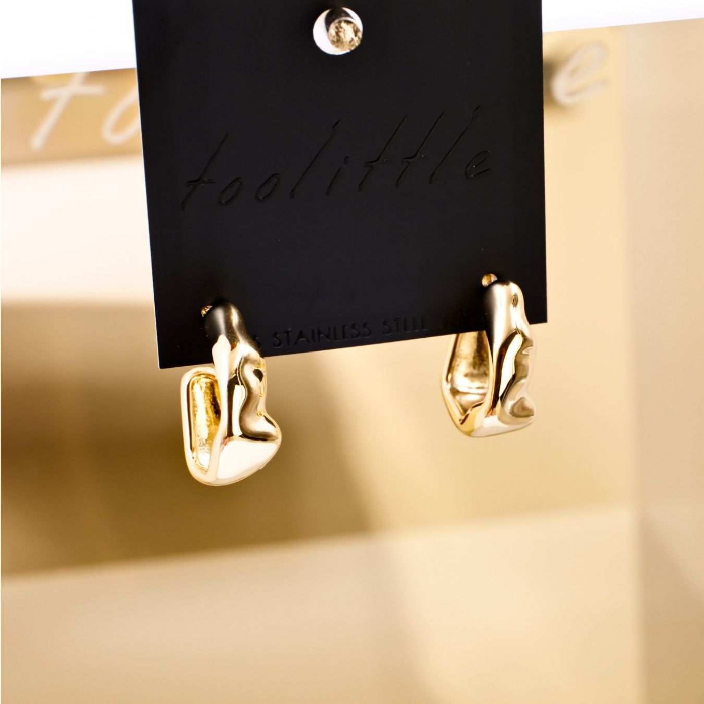 Gold-Plated Earrings – Timeless Elegance — Earrings from Toolittle — additional view 5