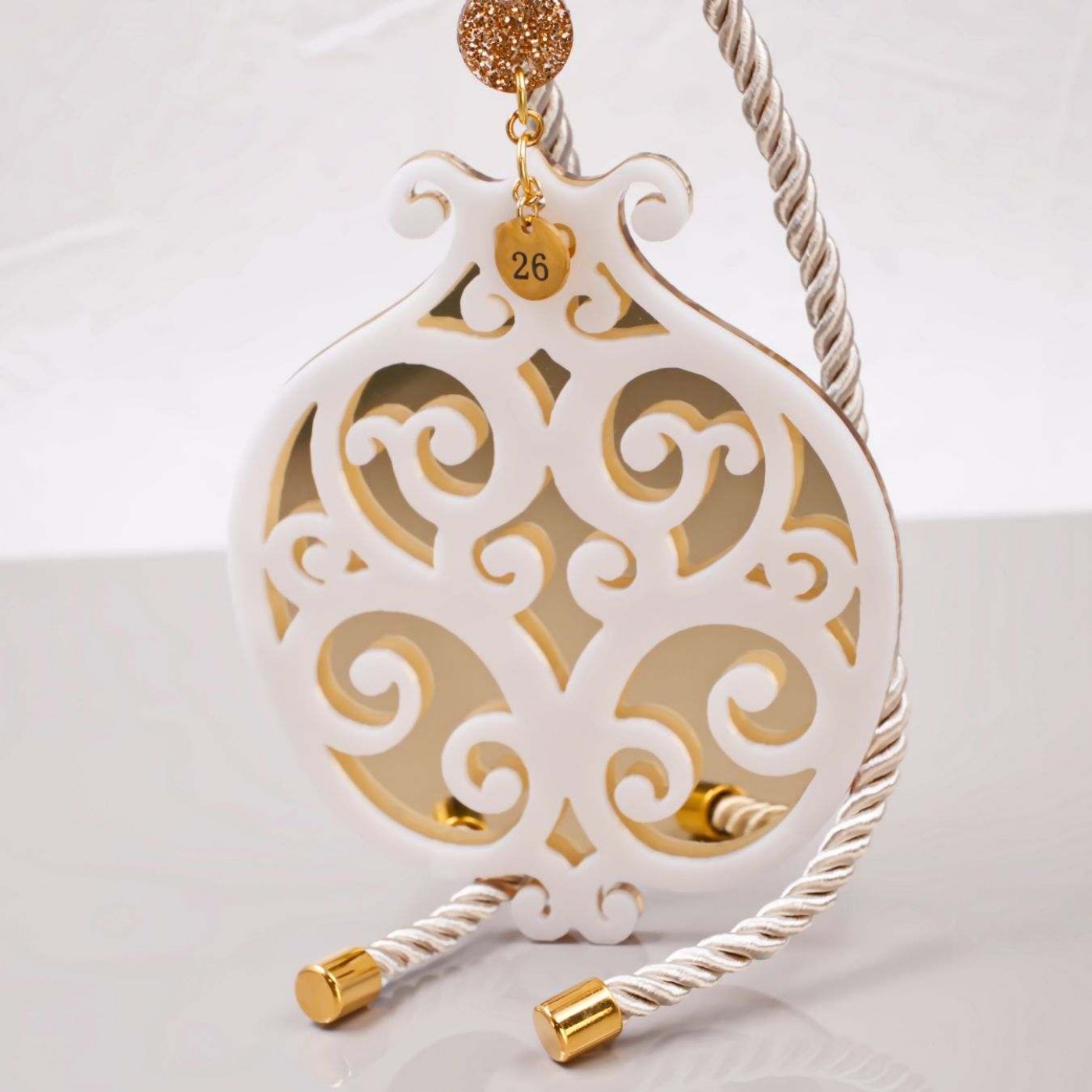 Handmade Lucky Charm 2026 – Pomegranate of Prosperity — Pendants & charms from Toolittle — additional view 3