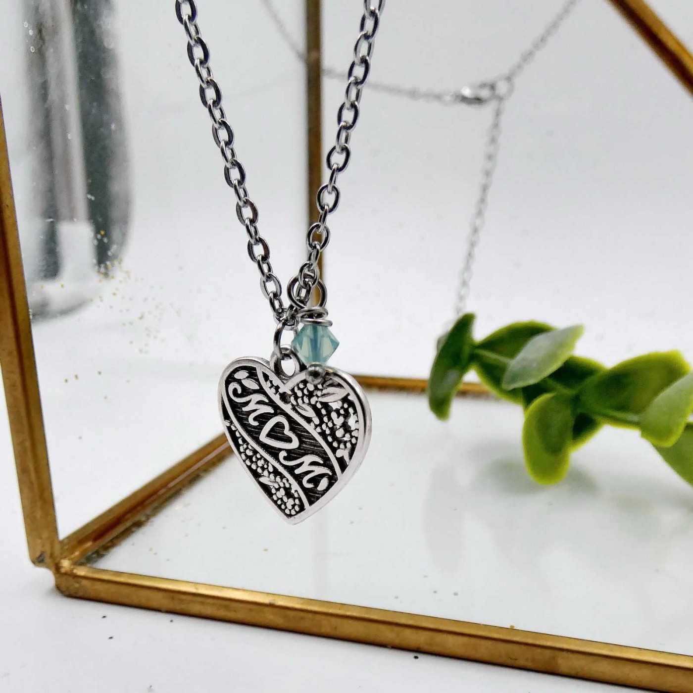 Mum's Heart Necklace — Necklaces from Toolittle — additional view 2