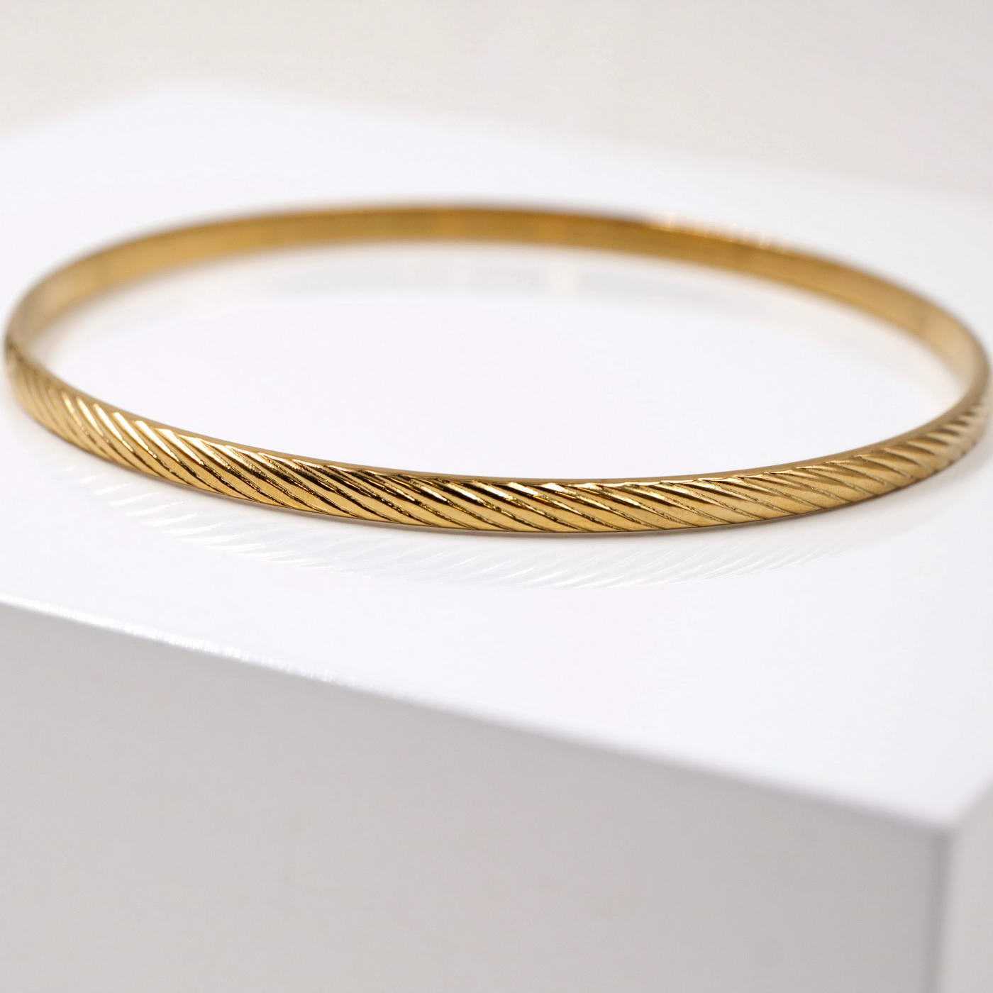 Stainless Steel Bangle Bracelet — Bracelets from Toolittle — additional view 2