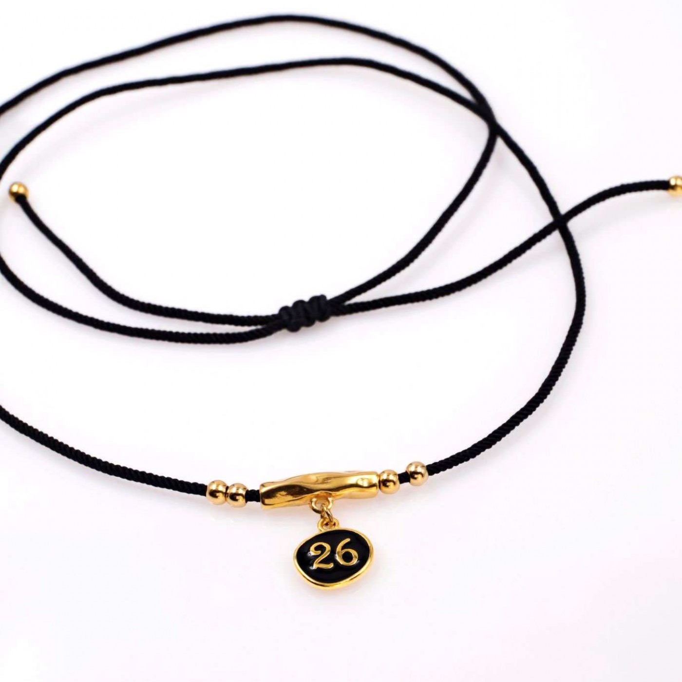 Lucky 2026 Necklace - Gold Plating & Enamel — Pendants & charms from Toolittle — additional view 3