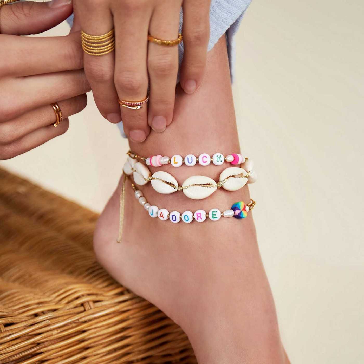 Color Staybright stainless steel Anklet — Anklets from Toolittle — additional view 2