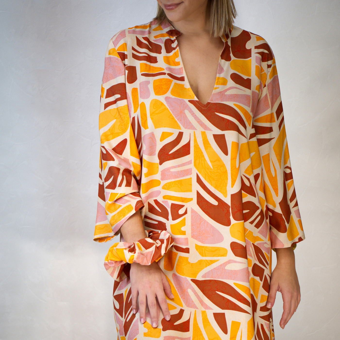 Naxos Oversized scrunchie by KOKKOSAMMOU — Scarves & wraps from Toolittle — additional view 5