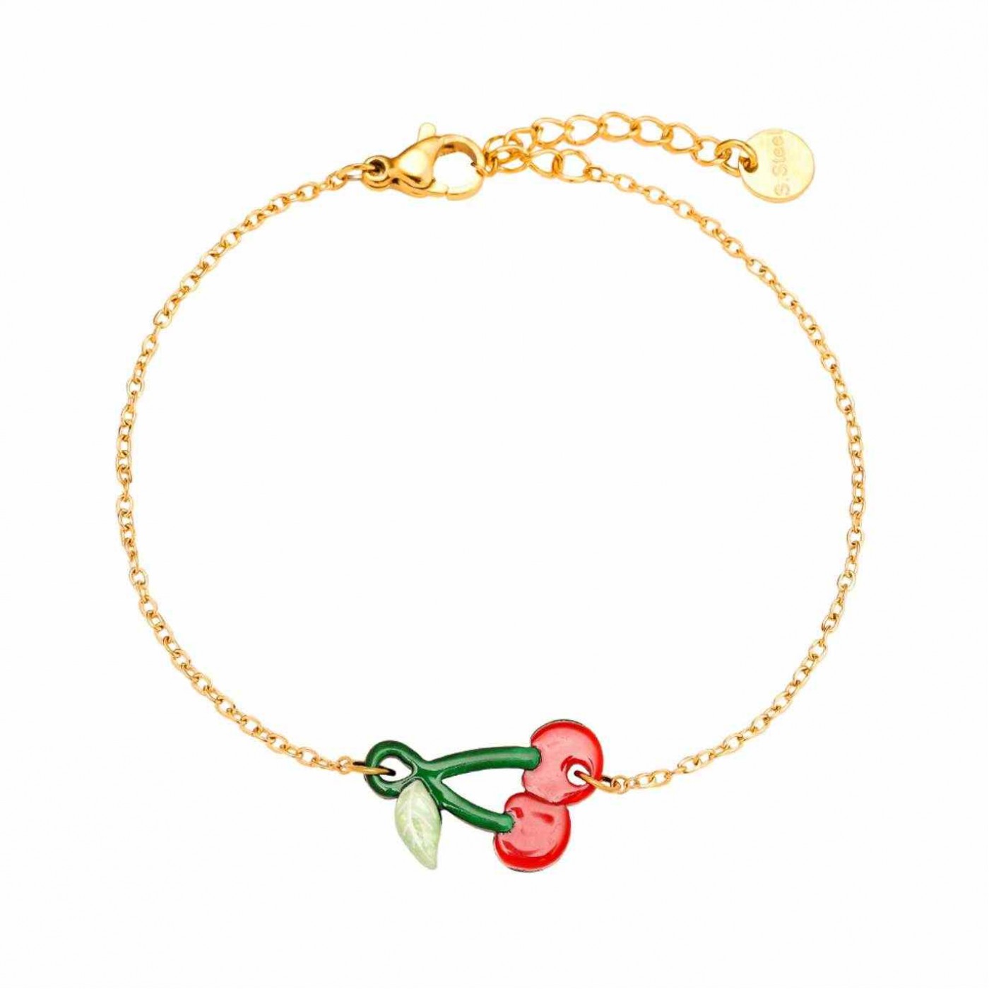 Cherry Inox Chain Bracelet — Bracelets from Toolittle — additional view 2