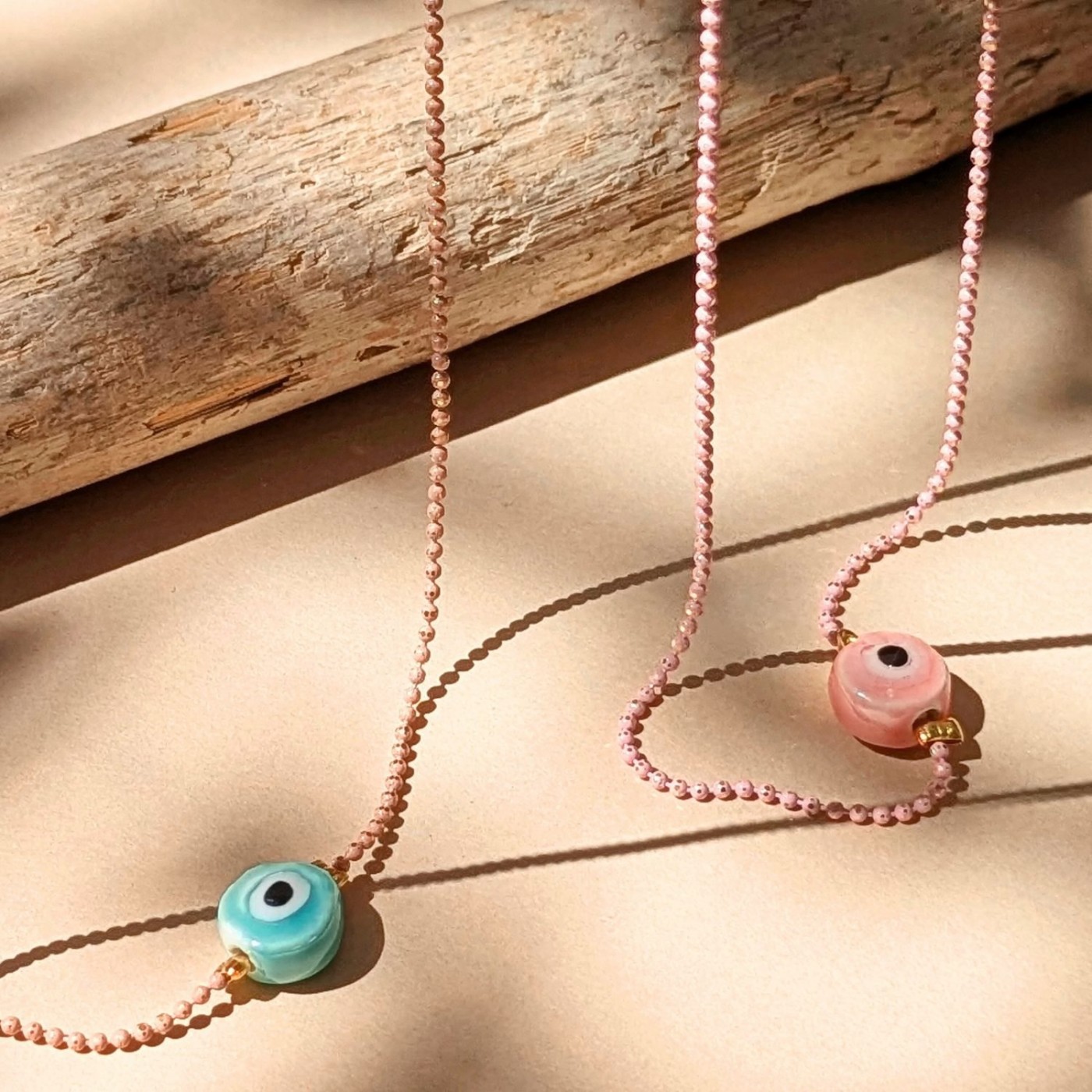 Chain Necklace with Evil Eye — Necklaces from Toolittle — additional view 2
