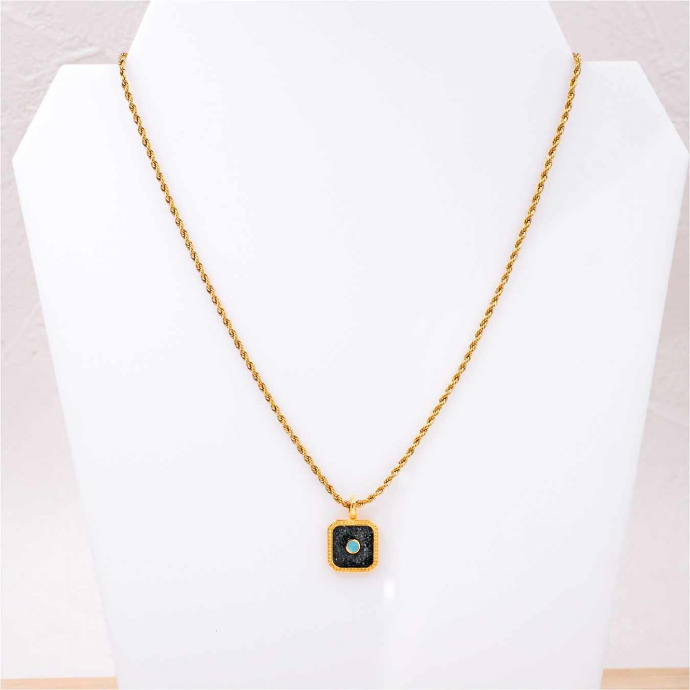 Gold-plated Enamelled Medallion — Necklaces from Toolittle — additional view 5