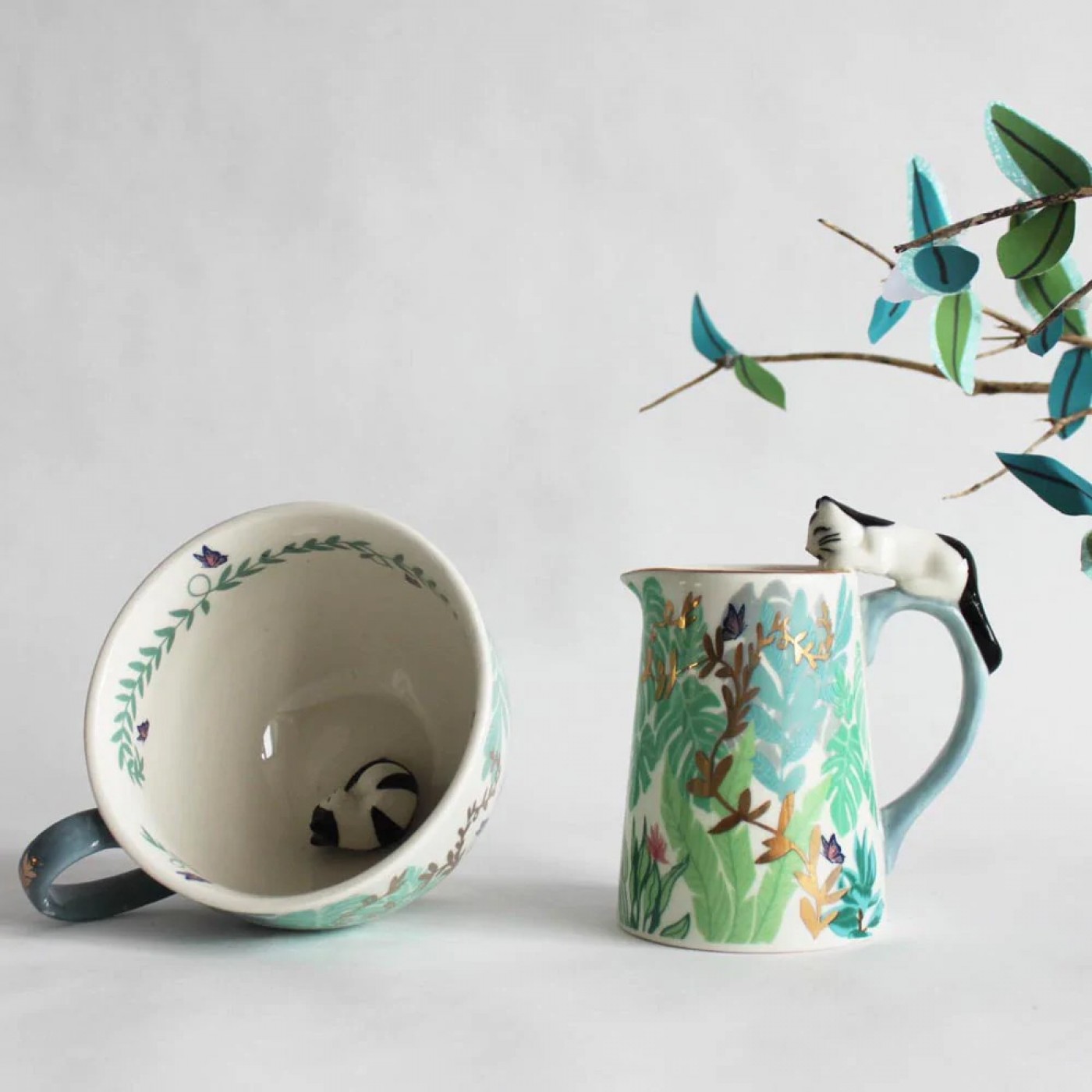 Boulevard Cat Milk Jug — Ceramics & pottery from Toolittle — additional view 2