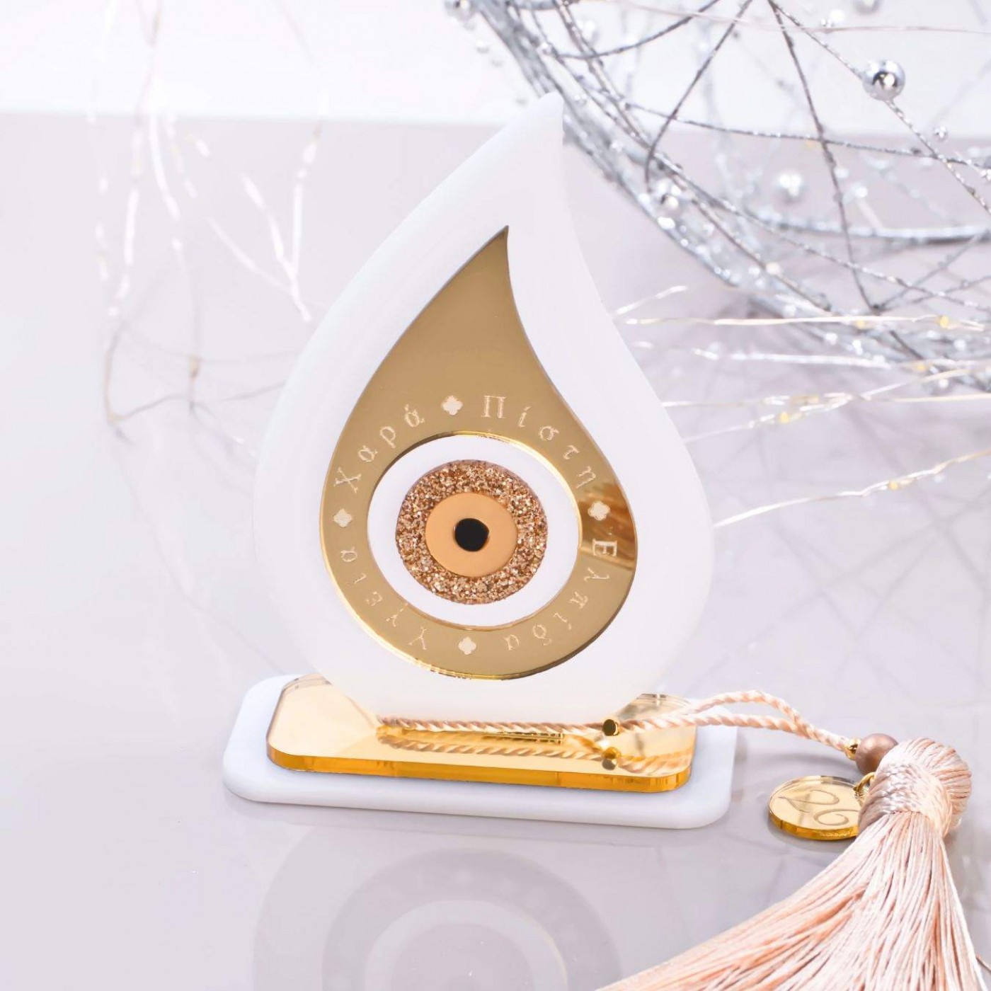 Tabletop 2026 Lucky Charm: Teardrop with Eye & Tassel — Pendants & charms from Toolittle — additional view 3