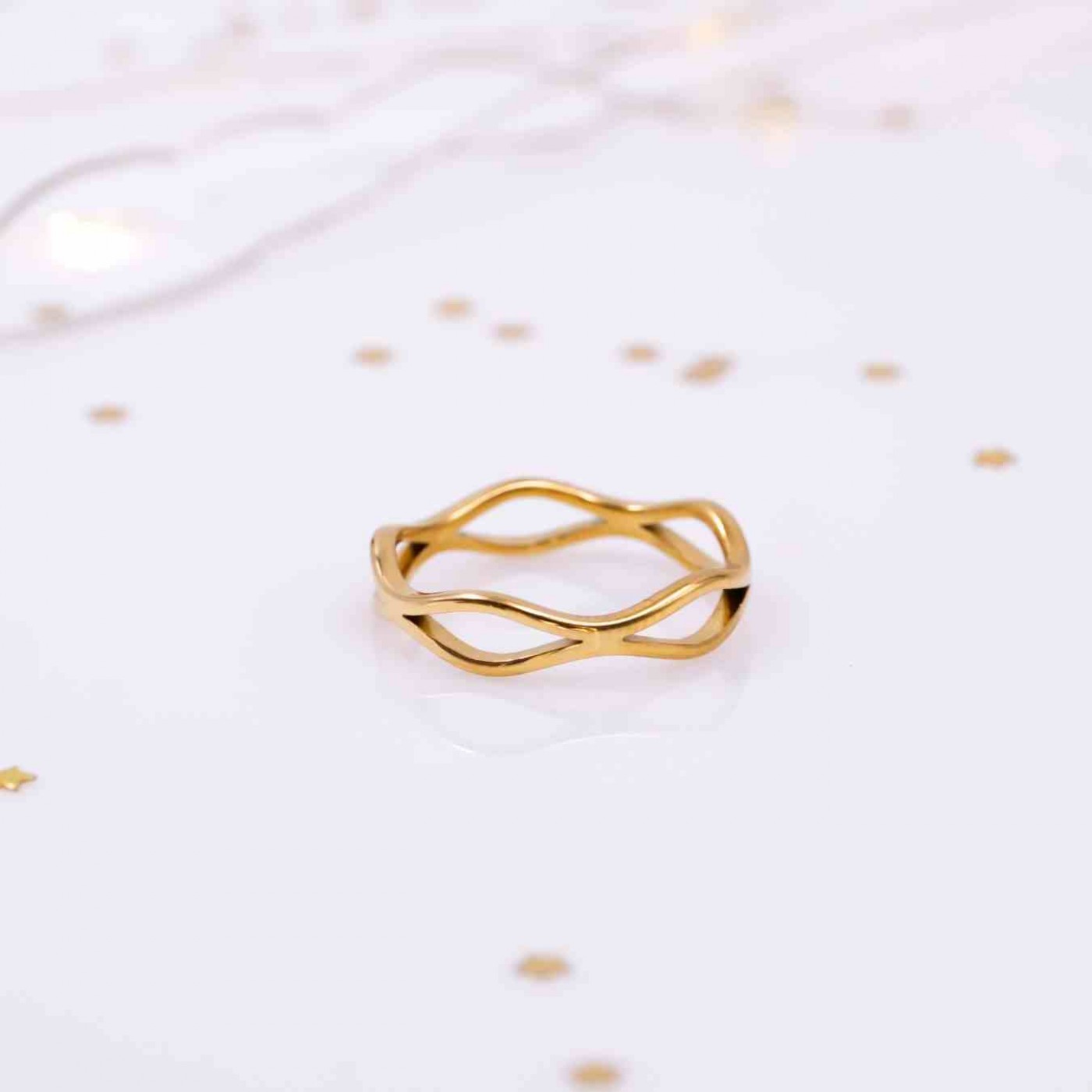 Gold-Plated Stainless Steel Ring — Rings from Toolittle — additional view 2
