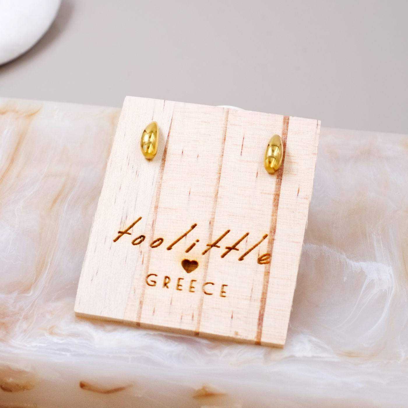 Drop Stud Earrings — Earrings from Toolittle — additional view 2