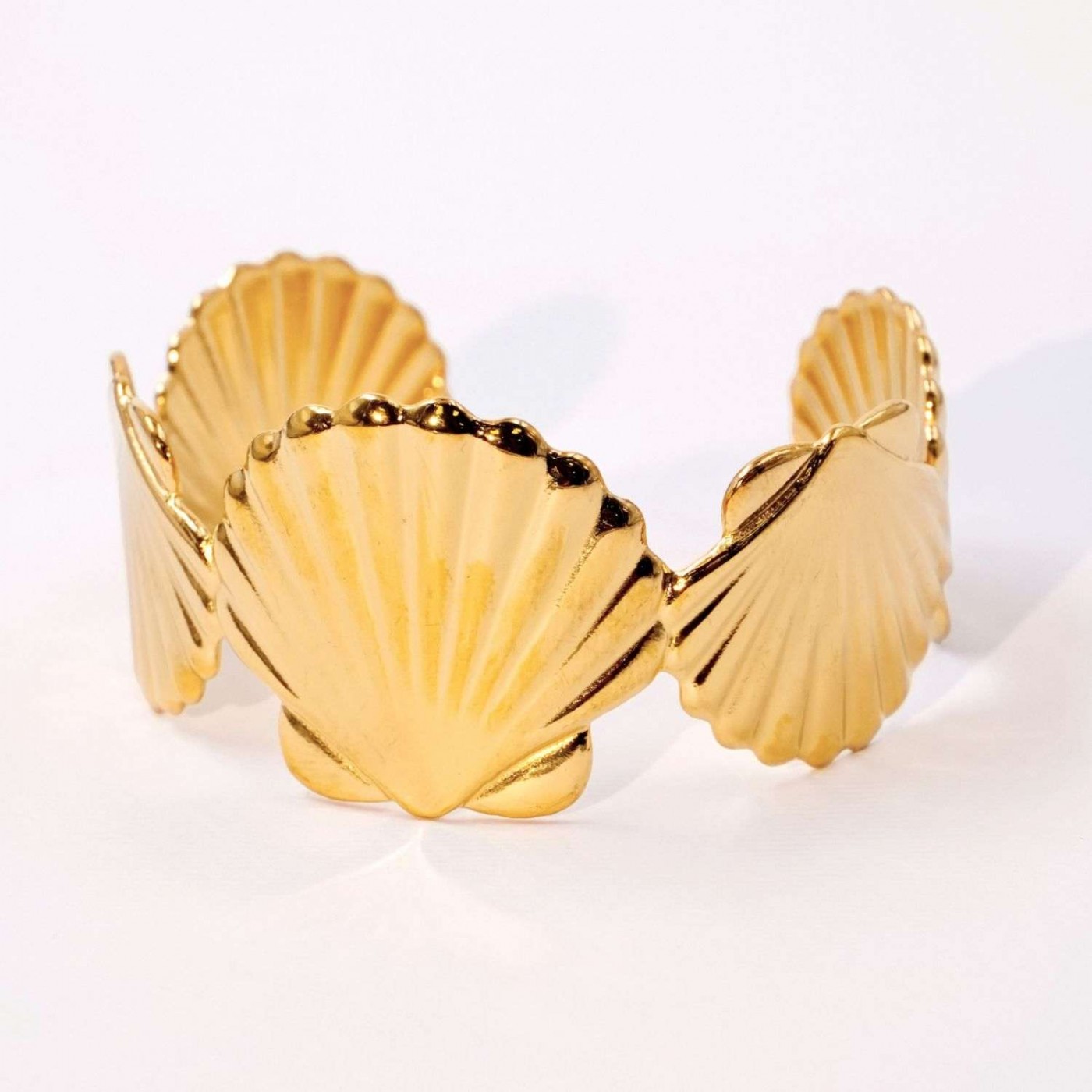 Sea Shell Gold-plated Bracelet — Bracelets from Toolittle — additional view 2