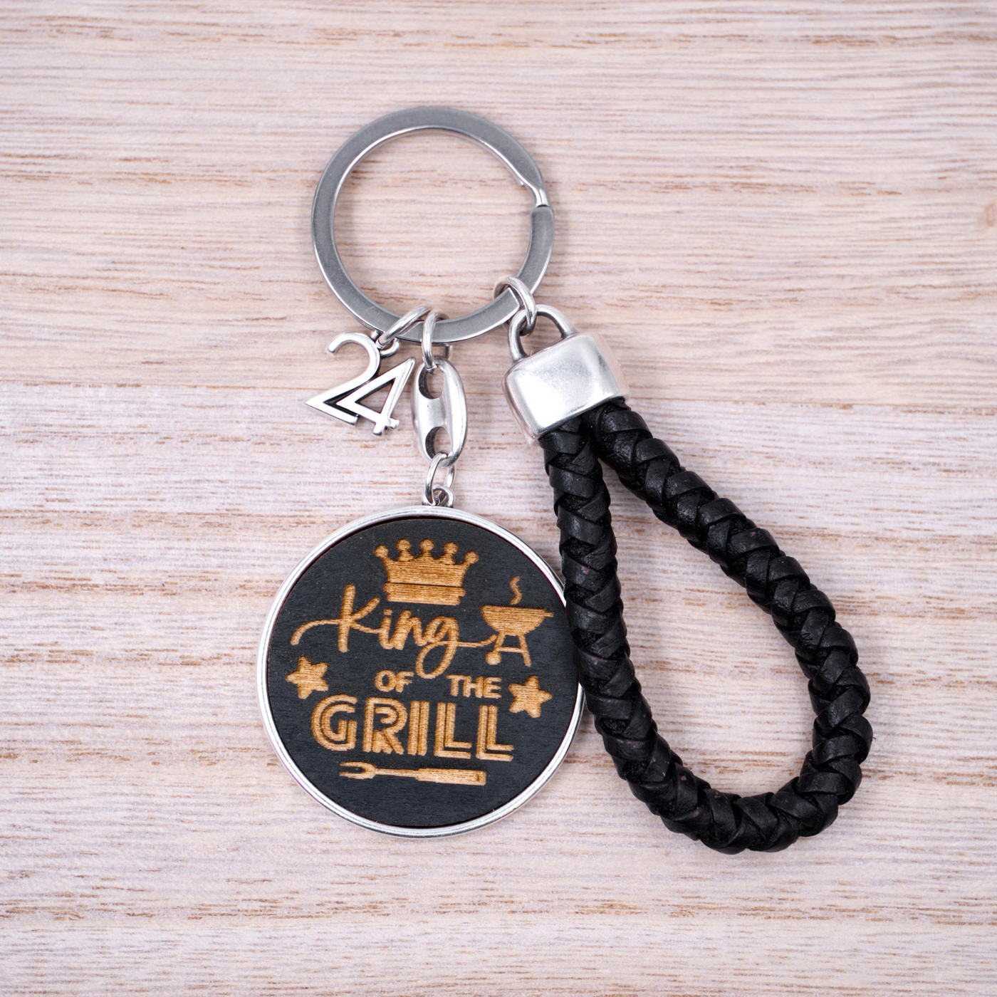 Good luck BBQ themed Men's Keychain — Pendants & charms from Toolittle — additional view 2