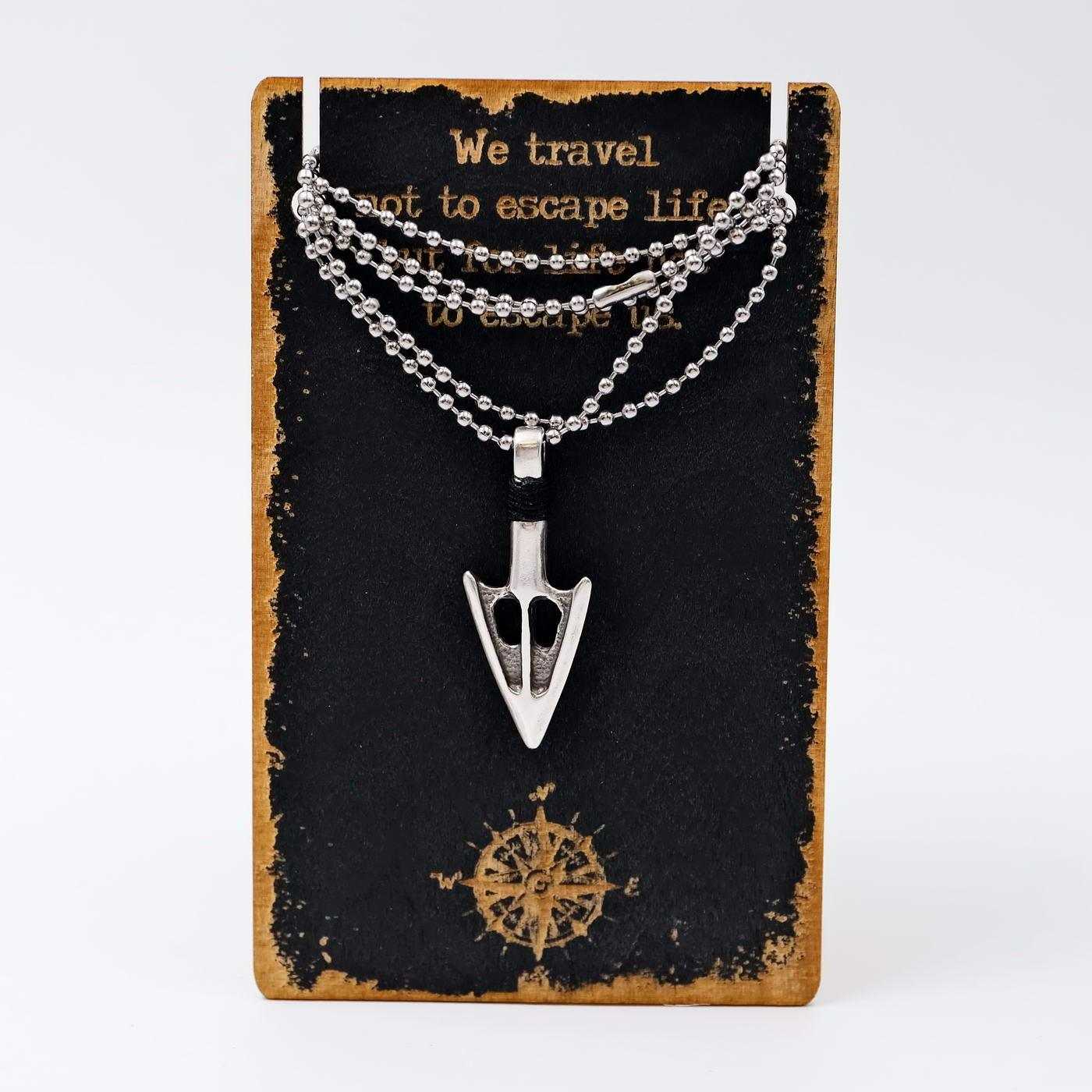 Men's necklace Vintage Tag — Necklaces from Toolittle — additional view 2