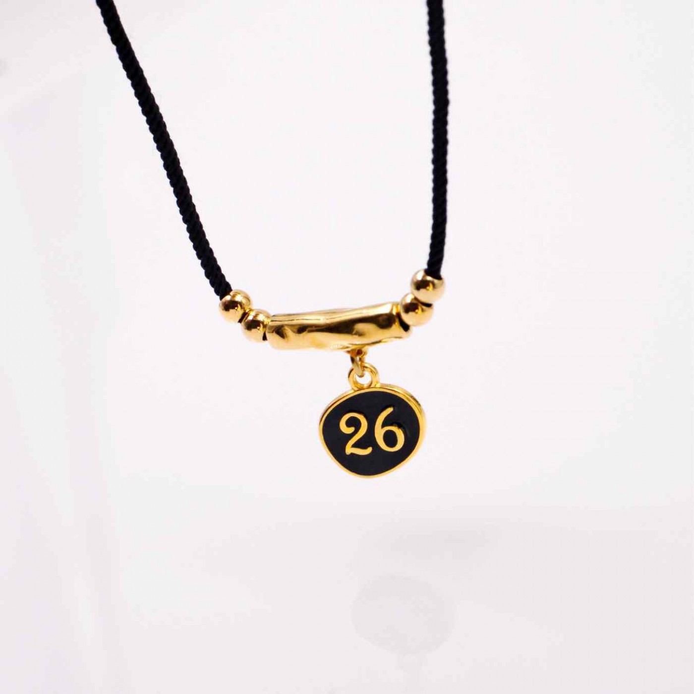 Lucky 2026 Necklace - Gold Plating & Enamel — Pendants & charms from Toolittle — additional view 2