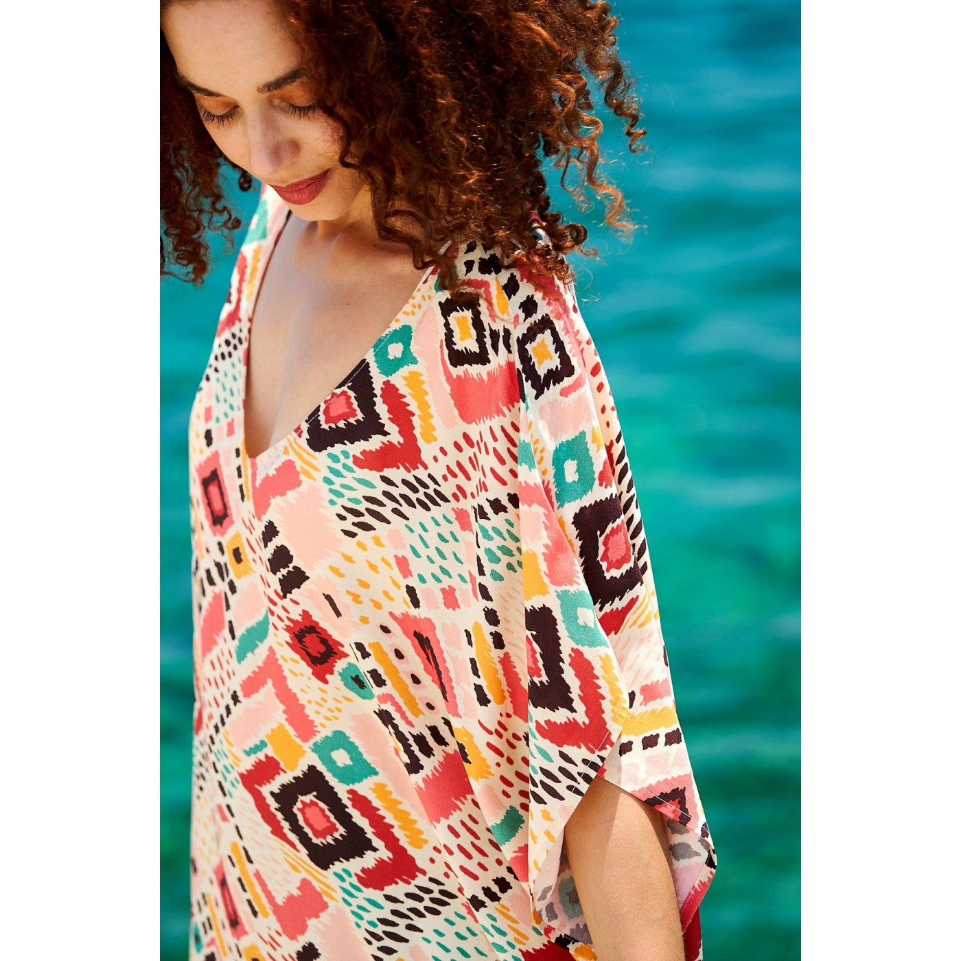KOKKOSAMMOU Maxi caftan Mexico — Dresses from Toolittle — additional view 3