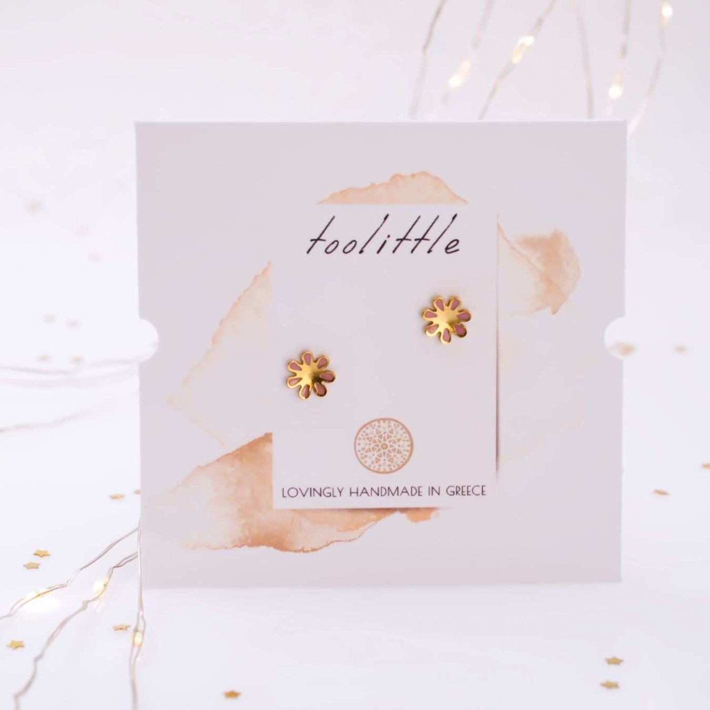Stainless Steel Jewelry: Flower Earrings — Earrings from Toolittle — additional view 4
