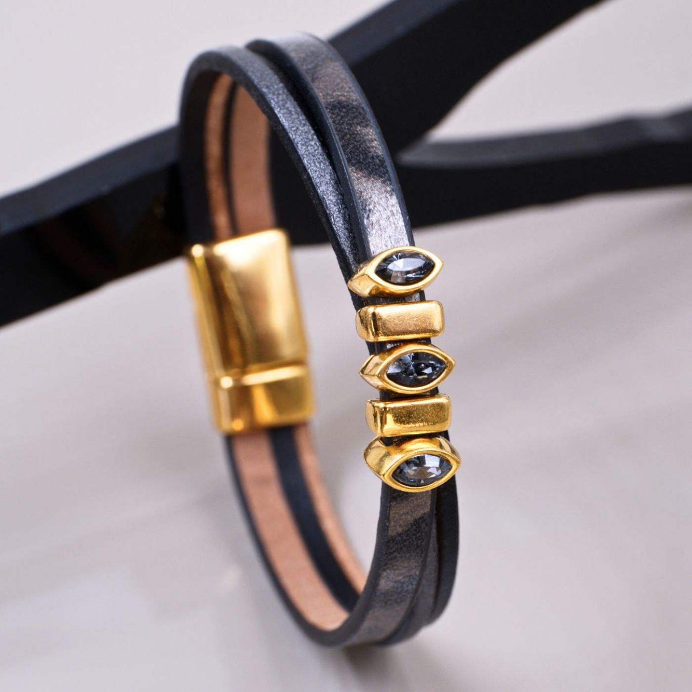 Animal Print Leather Bracelet — Bracelets from Toolittle — additional view 5