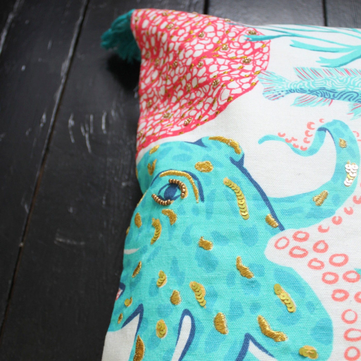 Coral Sea Cushion — Cushions & pillows from Toolittle — additional view 5