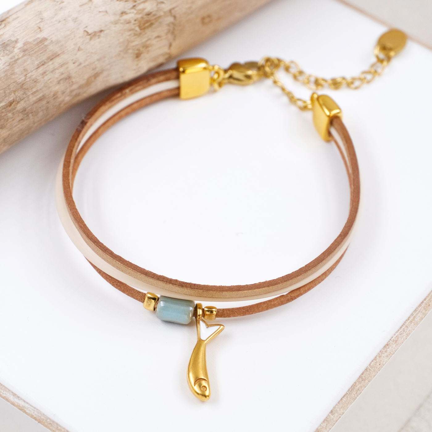 Leather & Cord Women's Bracelet — Bracelets from Toolittle — additional view 3