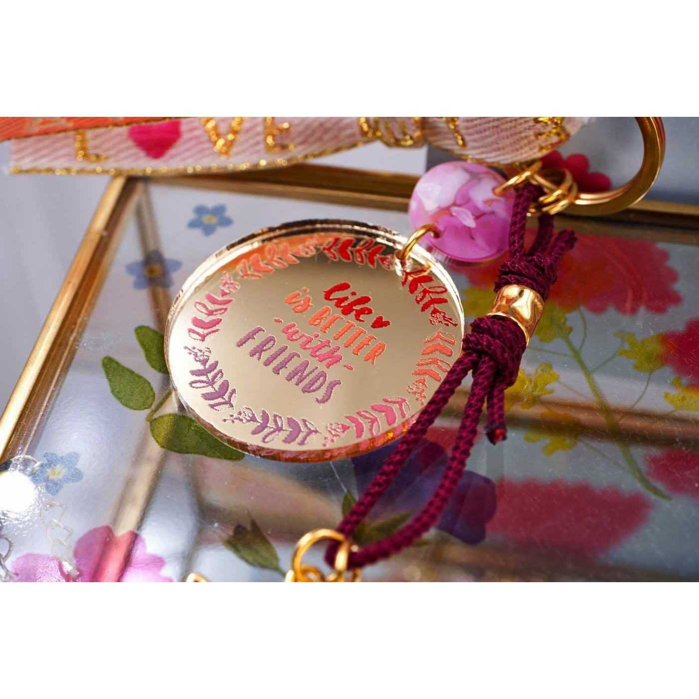 Life is Better with Friends 2026 Lucky Keychain — Pendants & charms from Toolittle — additional view 3