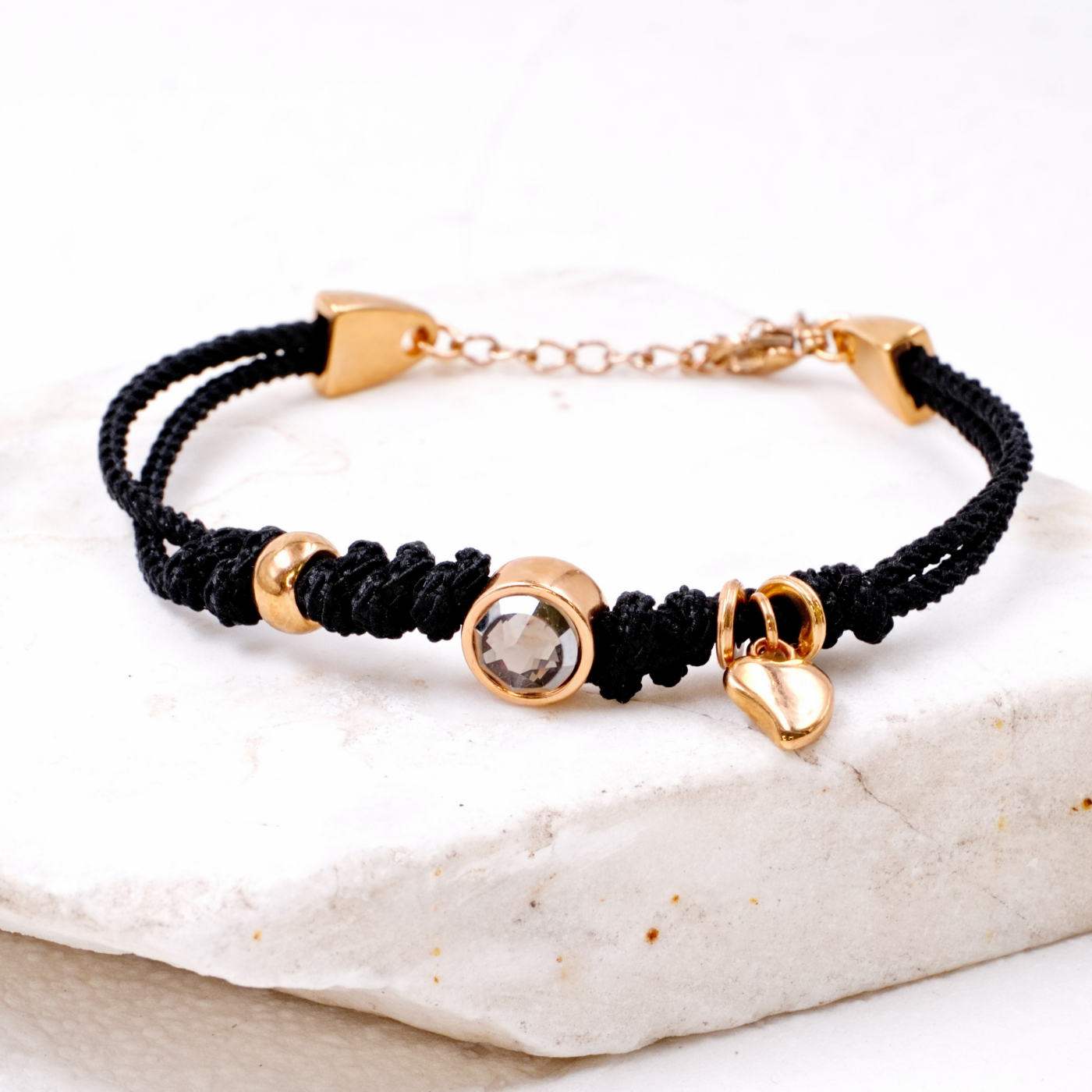 Cord Bracelet with Crystal — Bracelets from Toolittle — additional view 3