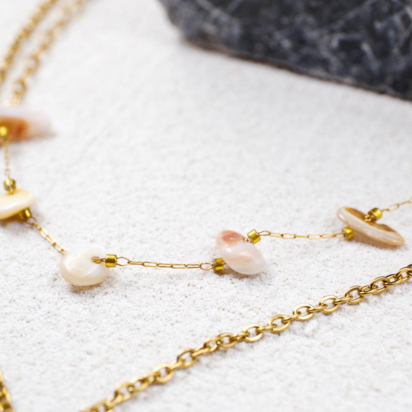 Shell Layered Necklace — Necklaces from Toolittle — additional view 2