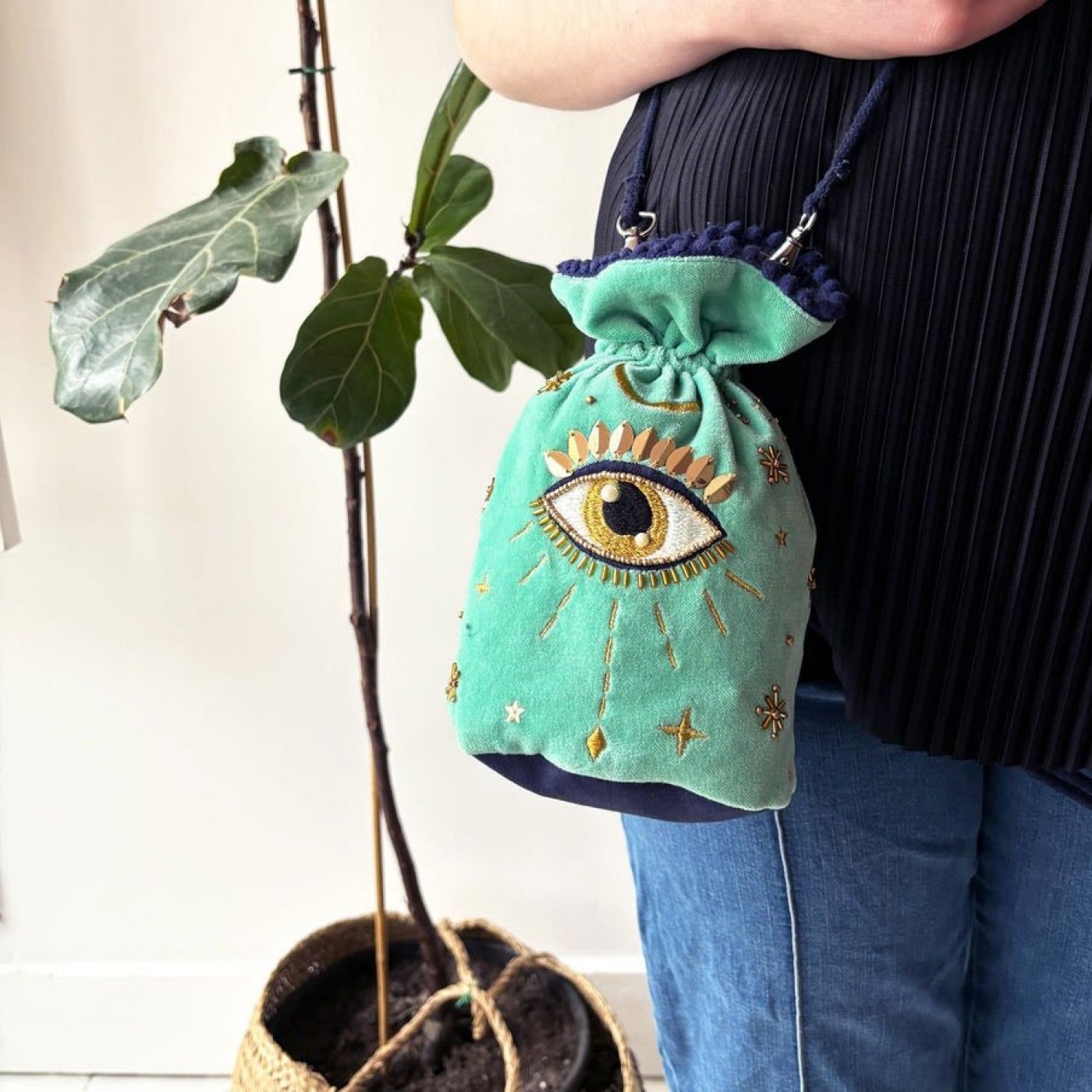 Glimmer Drawstring Pouch — Bags & purses from Toolittle — additional view 3