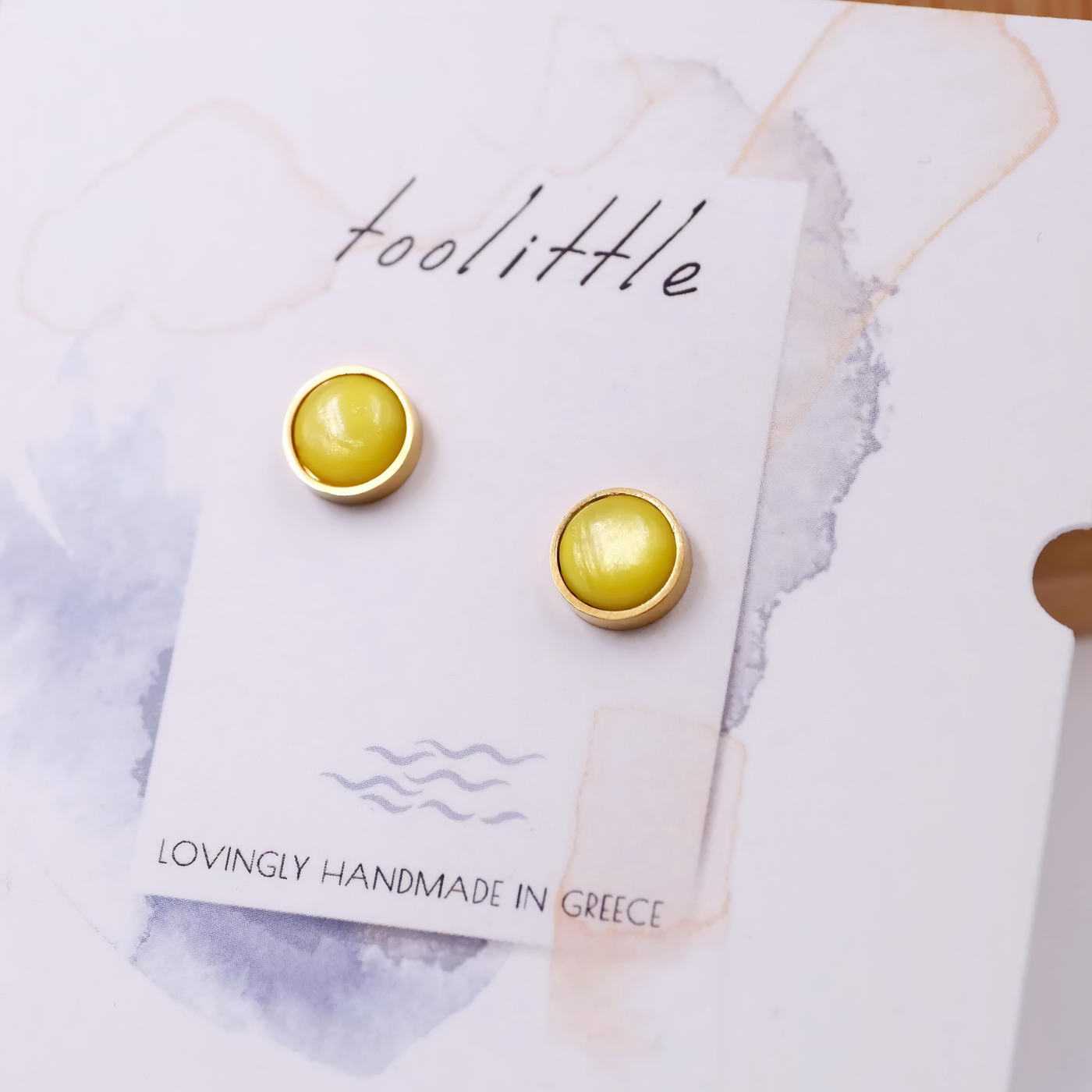 Stud earrings Candy Dots — Earrings from Toolittle — additional view 2