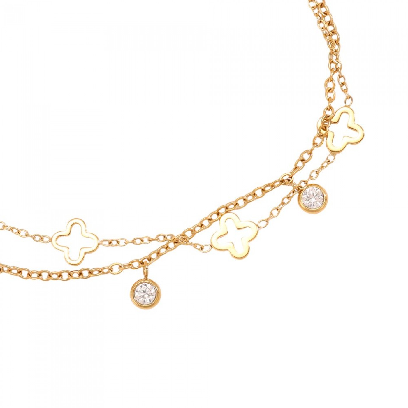 Stainless Steel Jewelry: Chain Bracelet with Cross & Zircon — Bracelets from Toolittle — additional view 3