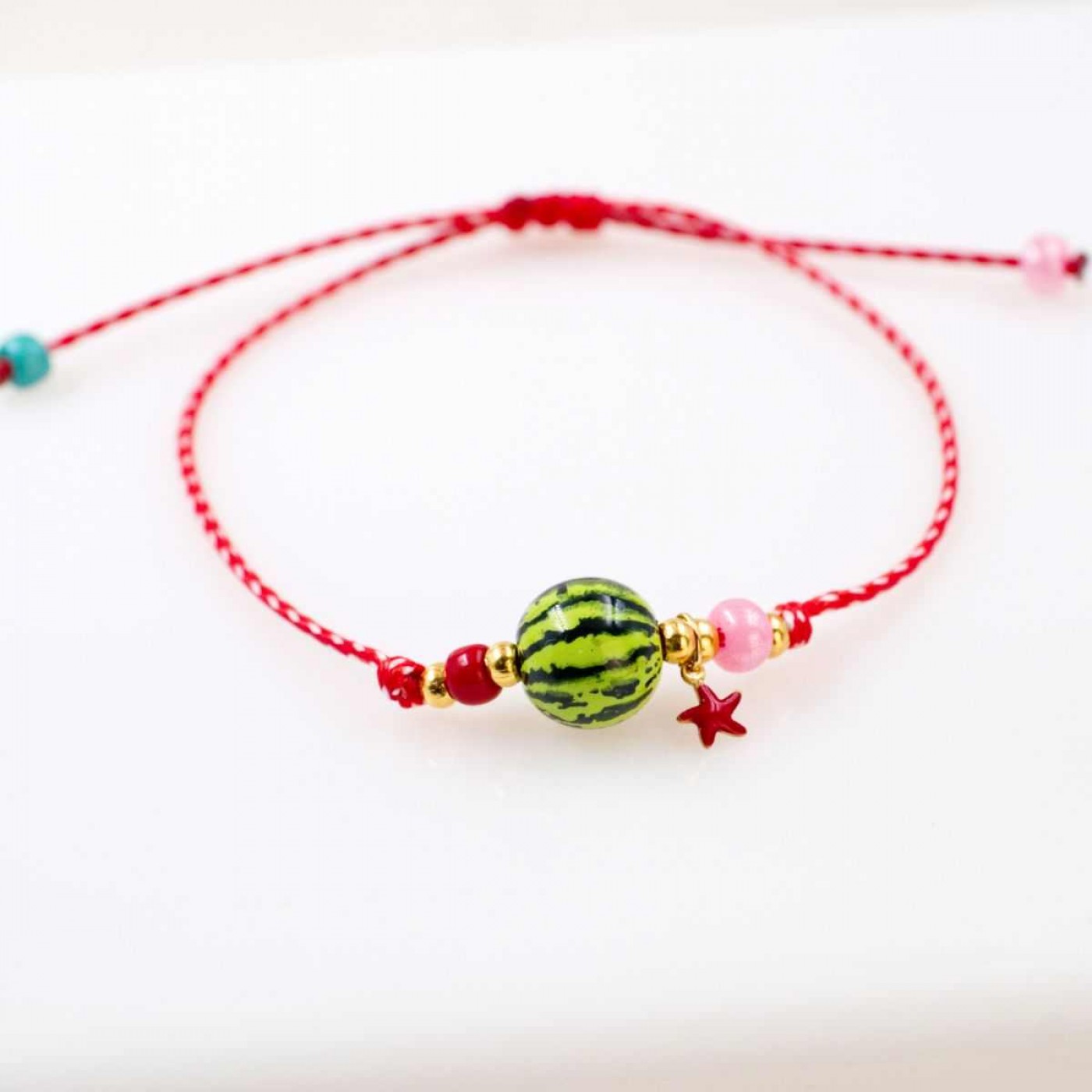 Martaki Bracelet | Fruit Collection: Watermelon — Bracelets from Toolittle — additional view 4