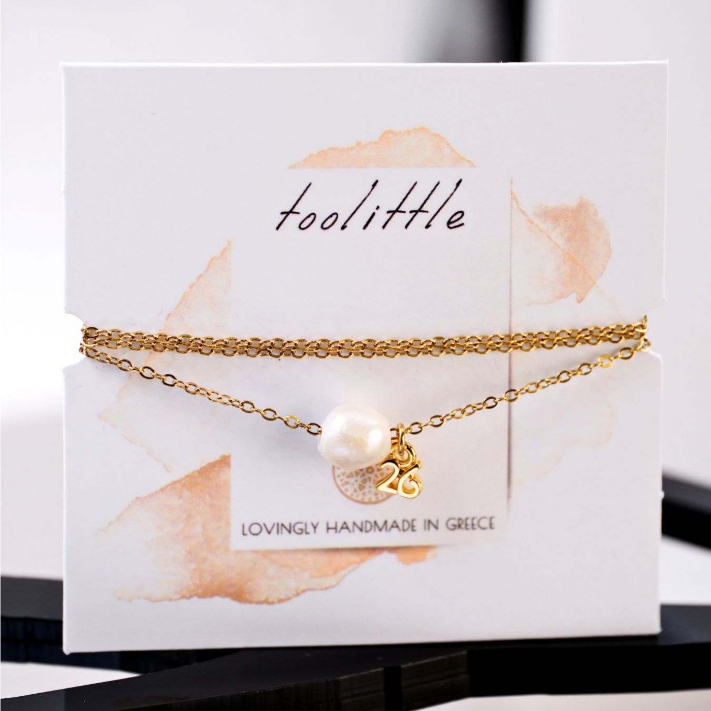 Lucky 2026 Necklace with Fresh Water Pearl — Pendants & charms from Toolittle — additional view 2