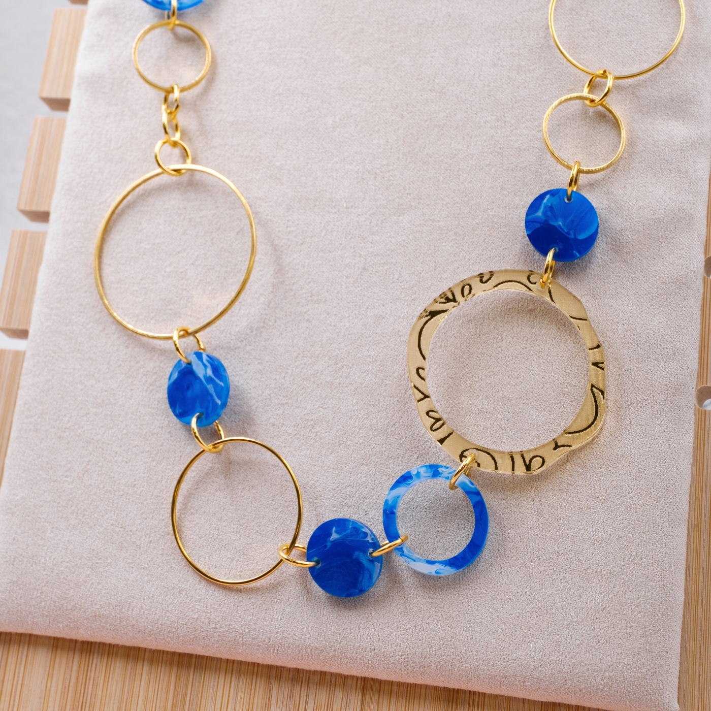 Plexi Circles Long Necklace — Necklaces from Toolittle — additional view 4