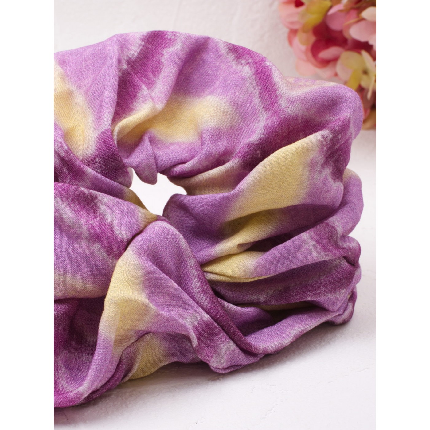 Corfu Oversized scrunchie by KOKKOSAMMOU — Scarves & wraps from Toolittle — additional view 3