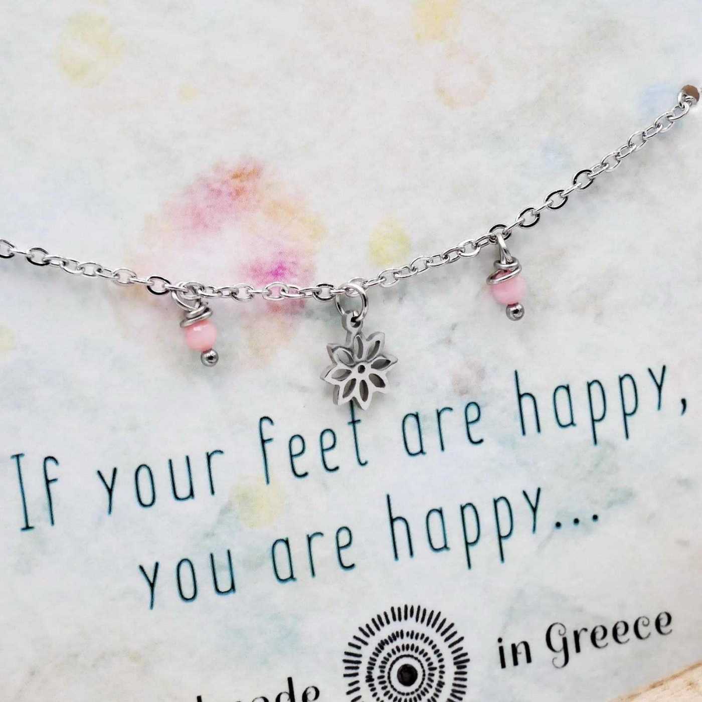 Silver Staybright stainless steel Anklet — Anklets from Toolittle — additional view 5