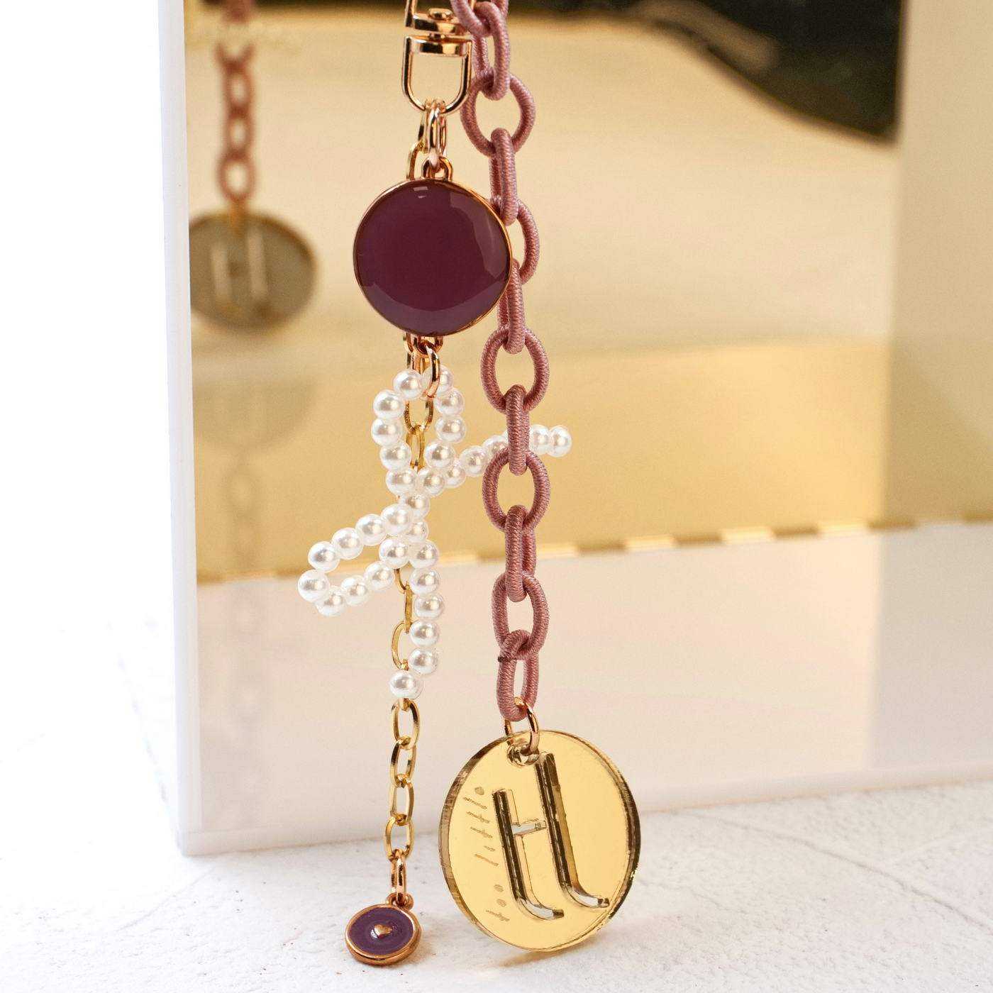 Pearl Bow Bag Charm — Pendants & charms from Toolittle — additional view 3